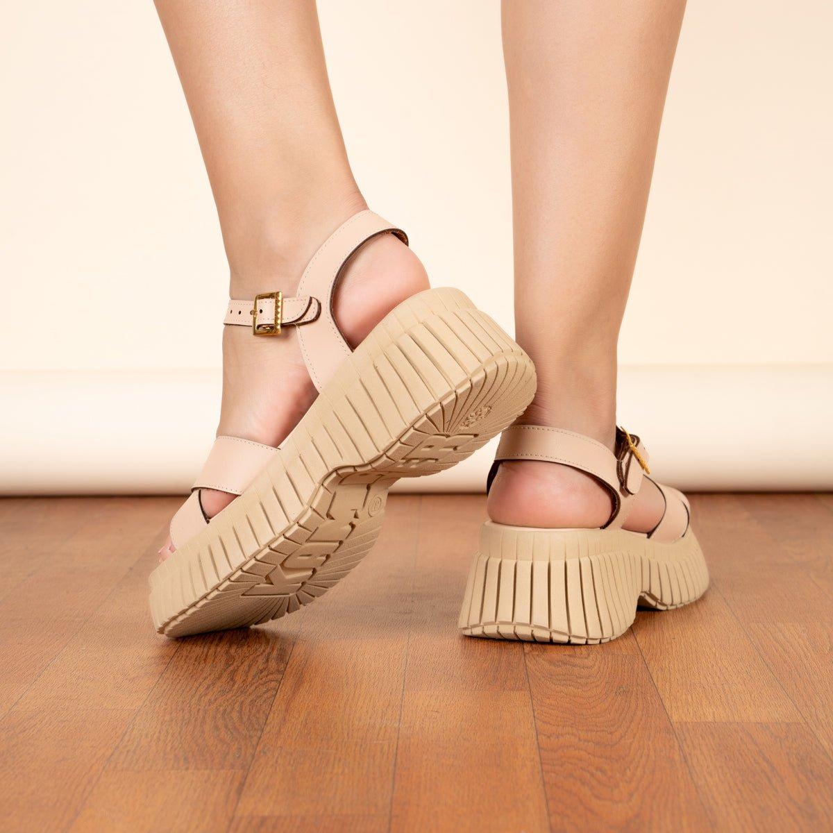 SANDALIAS CASUALES MUJER AMBERTH PALO ROSA - 3