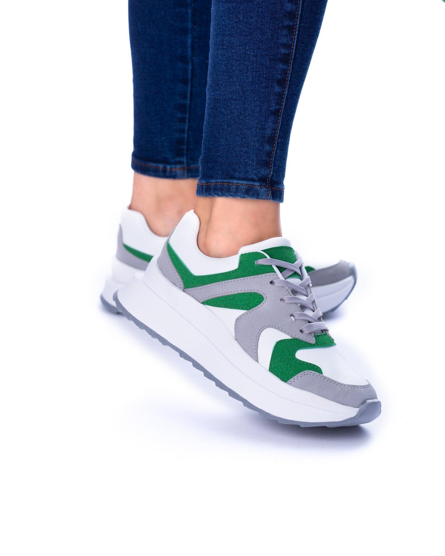 ZAPATILLAS URBANAS MUJER AMBERES  VERDE - 1