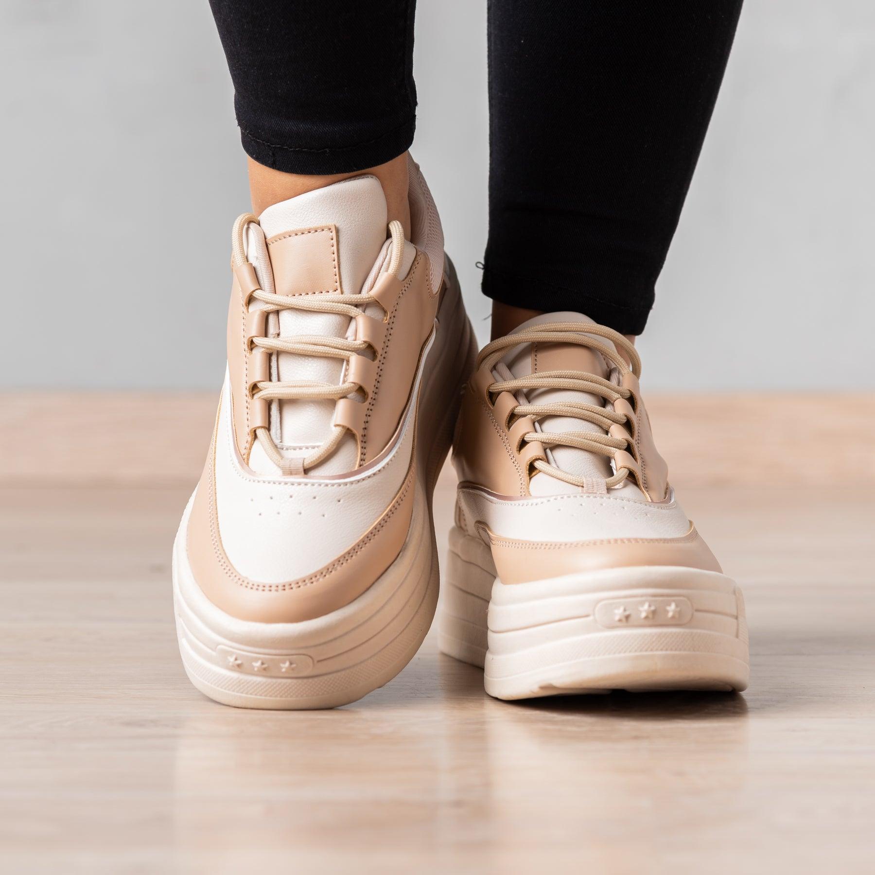 ZAPATILLAS URBANAS MUJER STEPHEN BEIGE - 2