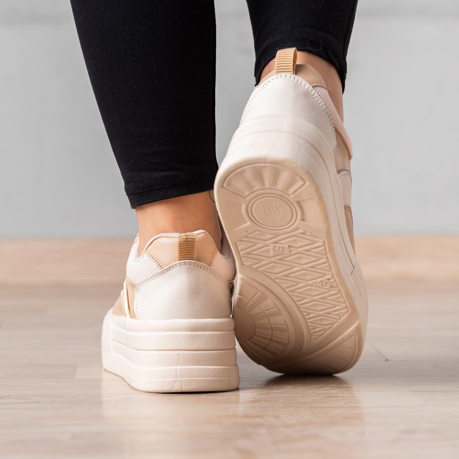 ZAPATILLAS URBANAS MUJER STEPHEN BEIGE - 3