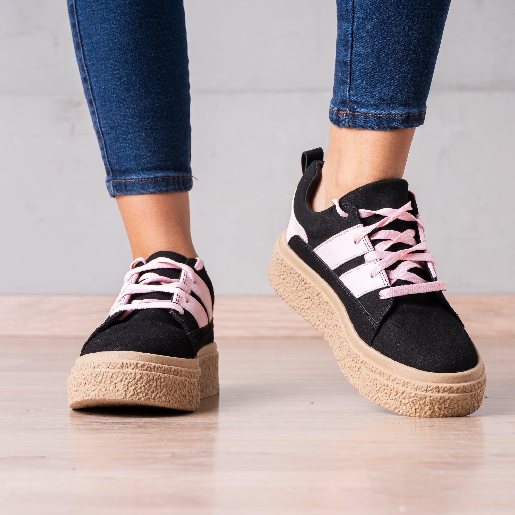 ZAPATILLAS URBANAS MUJER LONZO ROSADO - 2