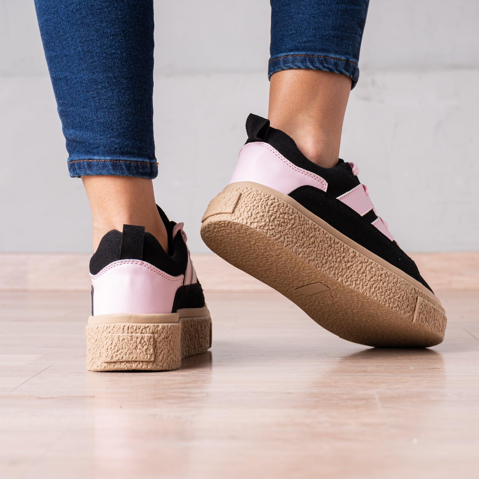 ZAPATILLAS URBANAS MUJER LONZO ROSADO - 3