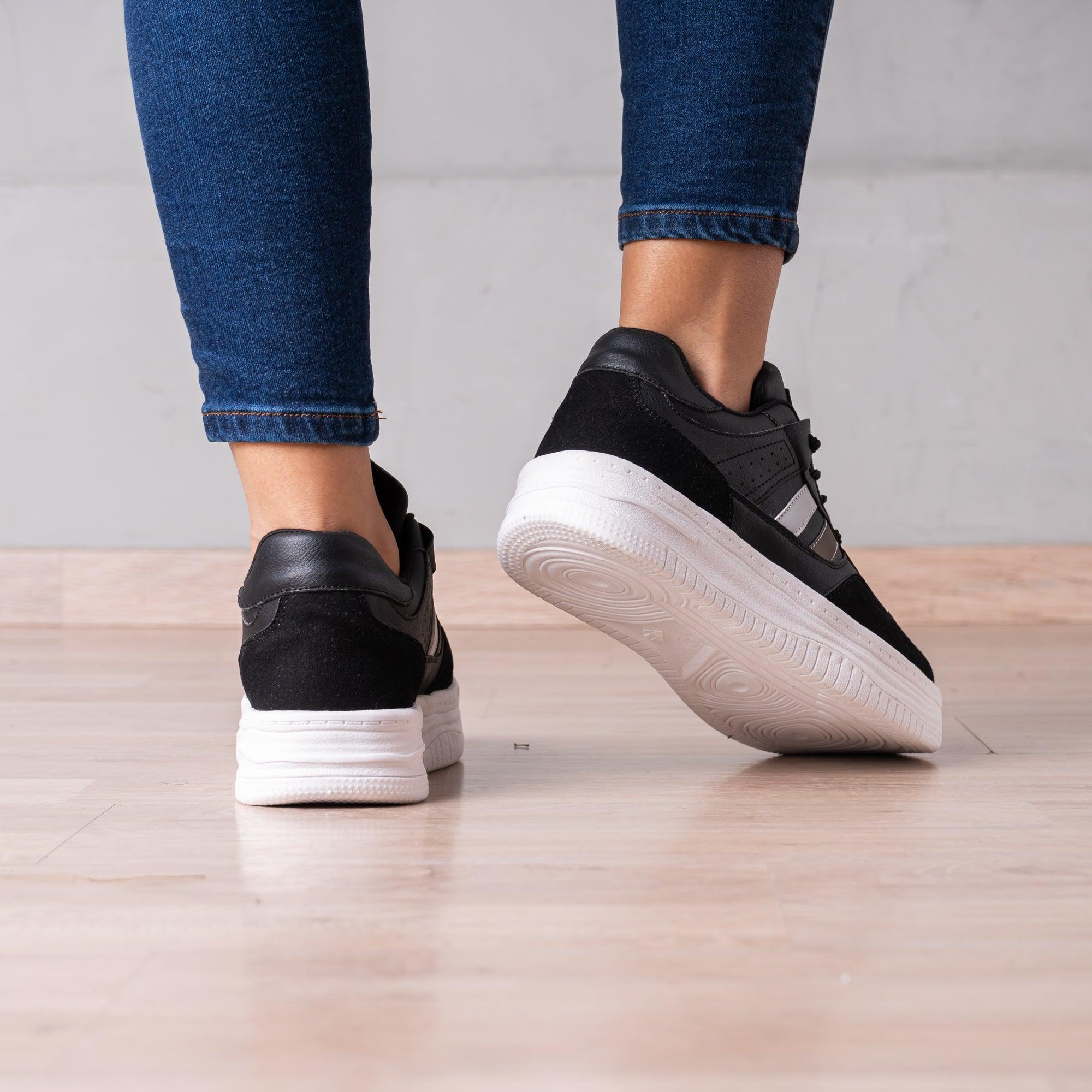 ZAPATILLAS URBANAS MUJER BAMPOX NEGRO - 3