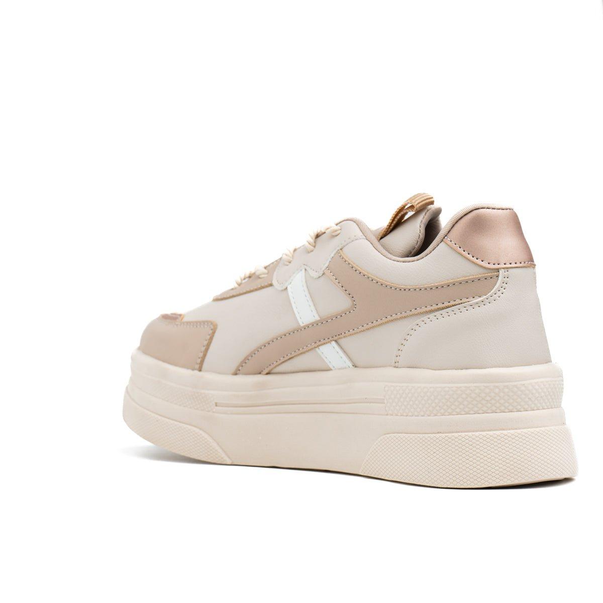 ZAPATILLAS URBANAS MUJER FALUYA BEIGE - 6