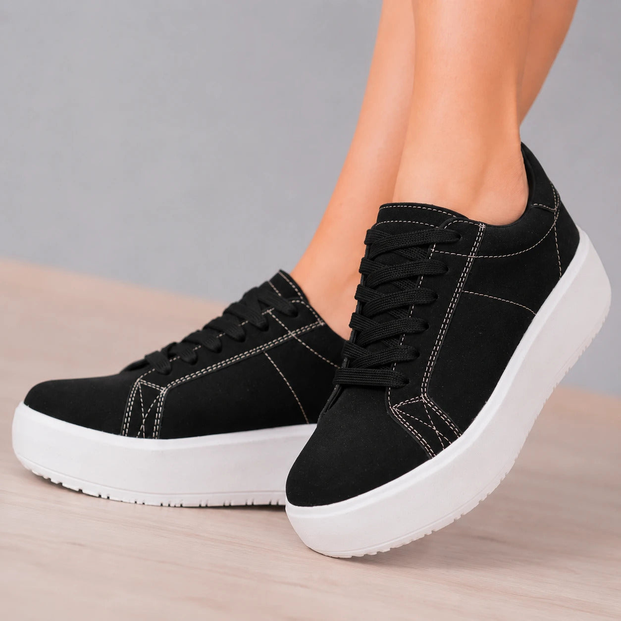 ZAPATILLAS URBANAS MUJER GANTE NEGRO - 5