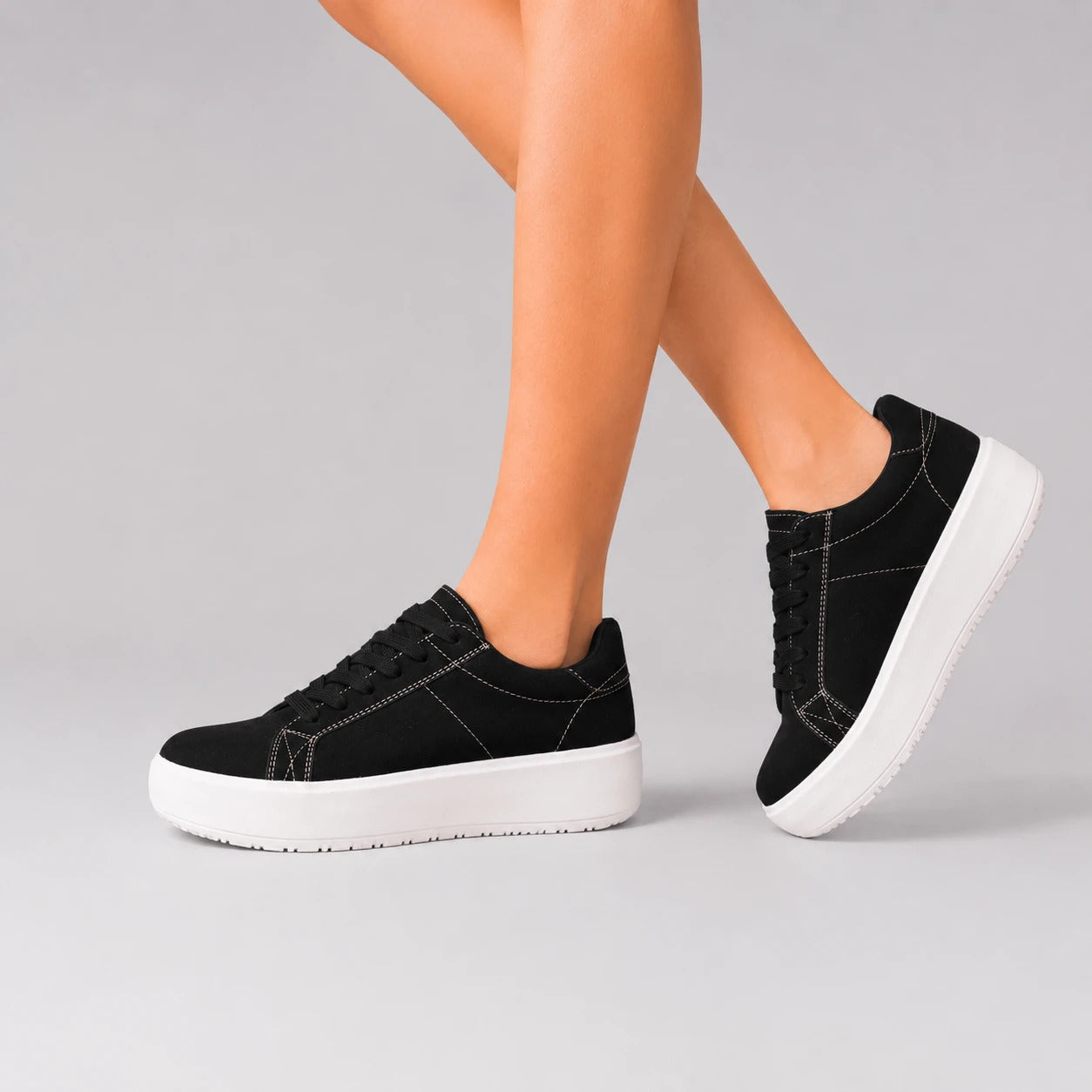 ZAPATILLAS URBANAS MUJER GANTE NEGRO - 6
