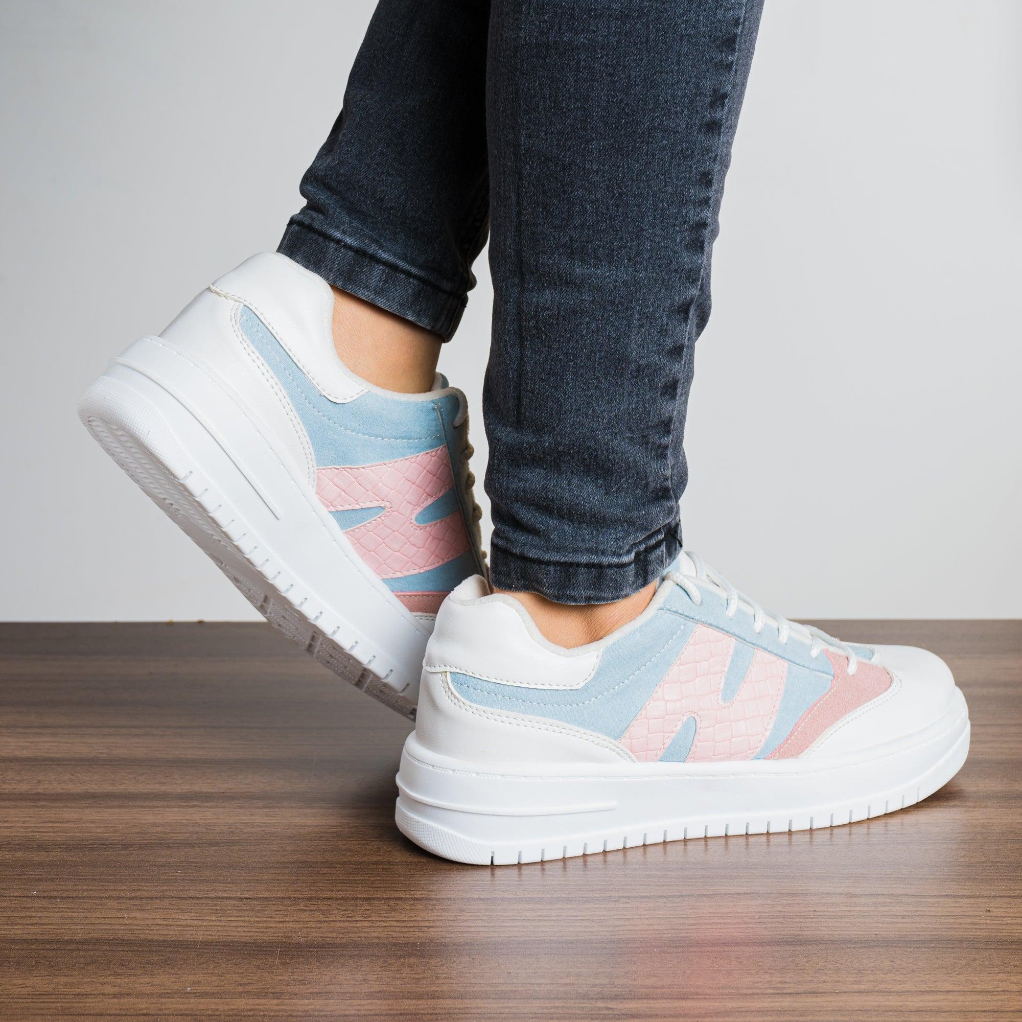 ZAPATILLAS URBANAS MUJER NIMBUR CELESTE - 3