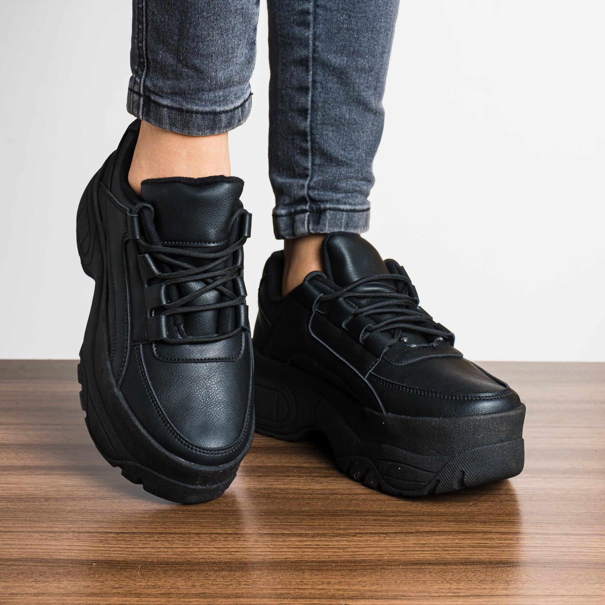 ZAPATILLAS URBANAS MUJER ICA NEGRO - 1