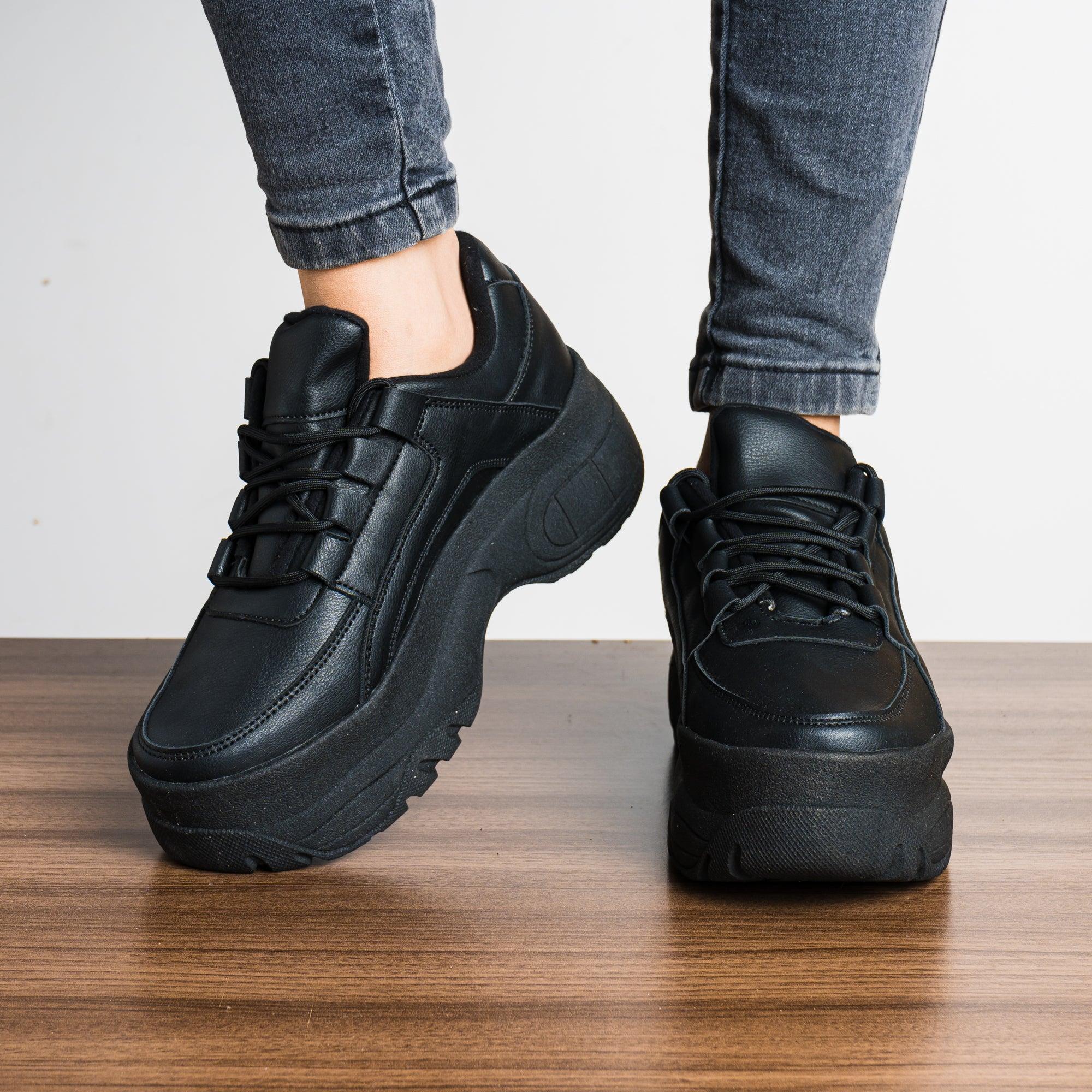 ZAPATILLAS URBANAS MUJER ICA NEGRO - 2