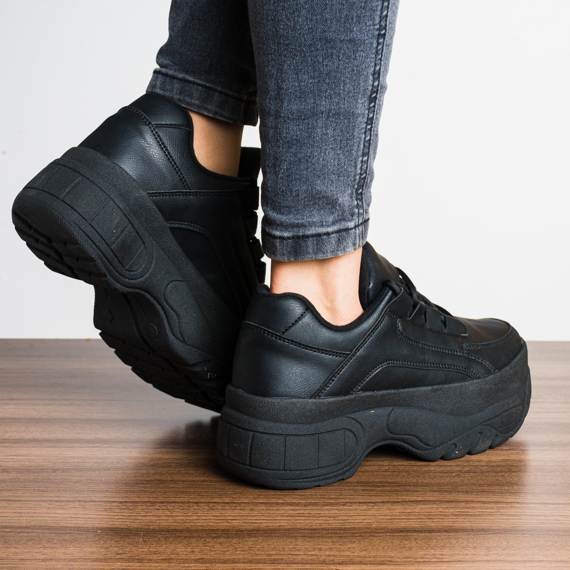 ZAPATILLAS URBANAS MUJER ICA NEGRO - 3