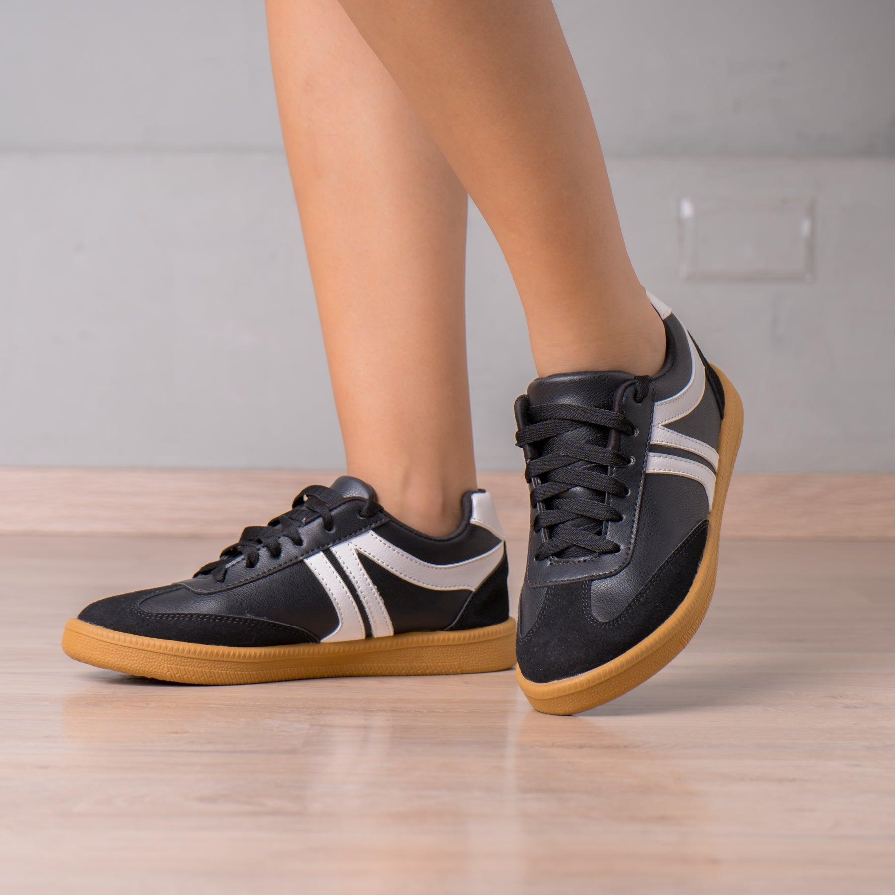 ZAPATILLAS URBANAS MUJER MAUSONT NEGRO BLANCO - 1