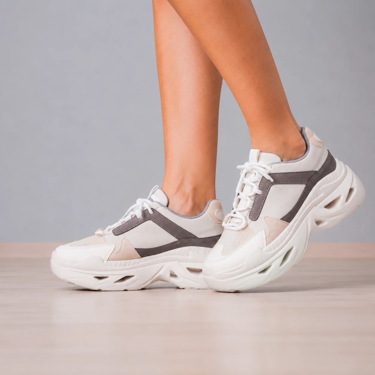 ZAPATILLAS URBANAS MUJER GIA GRIS - 1