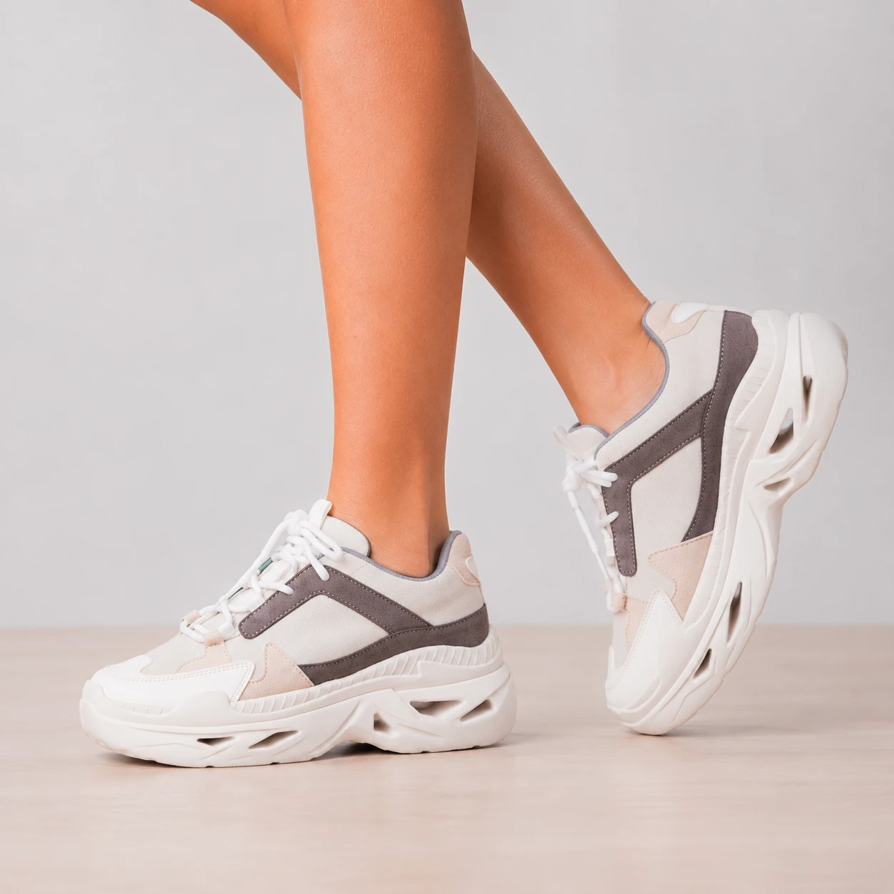 ZAPATILLAS URBANAS MUJER GIA GRIS - 3