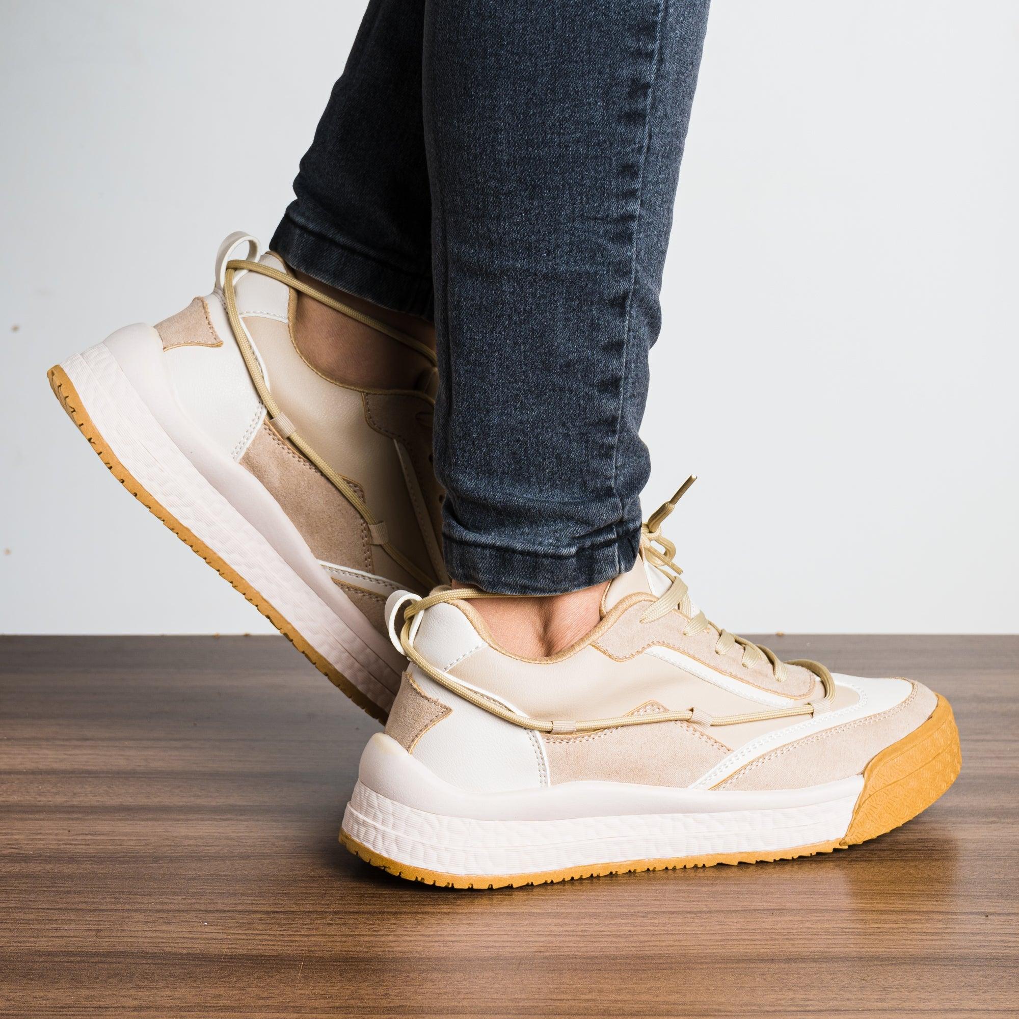 ZAPATILLAS URBANAS MUJER GIANNIS BEIGE - 3
