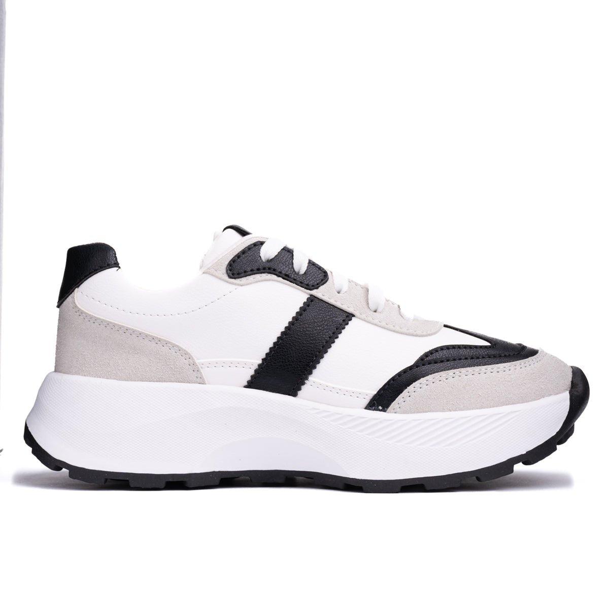 ZAPATILLAS URBANAS MUJER BERZOBIT BLANCO NEGRO - 4