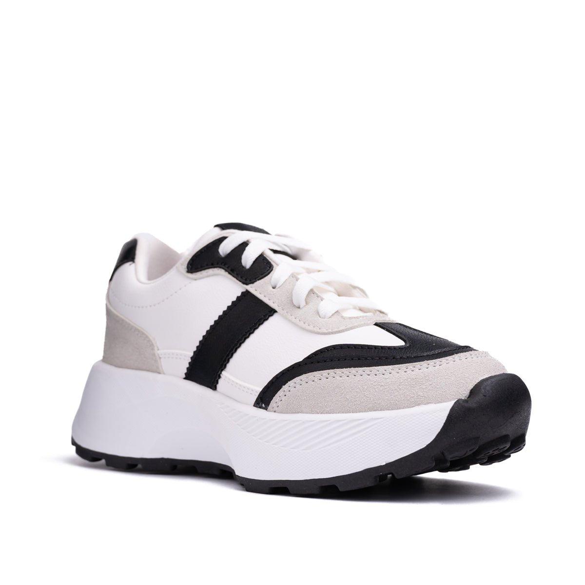ZAPATILLAS URBANAS MUJER BERZOBIT BLANCO NEGRO - 5