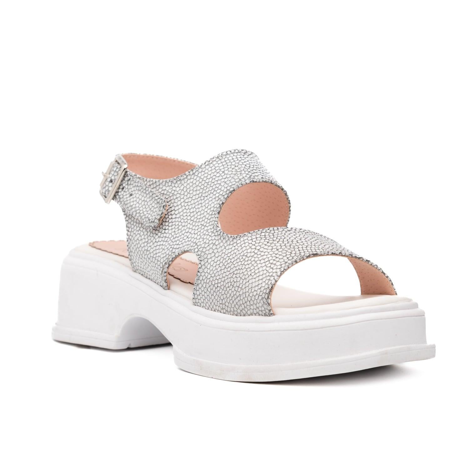 SANDALIAS CASUALES MUJER CELEBI BLANCO - 5