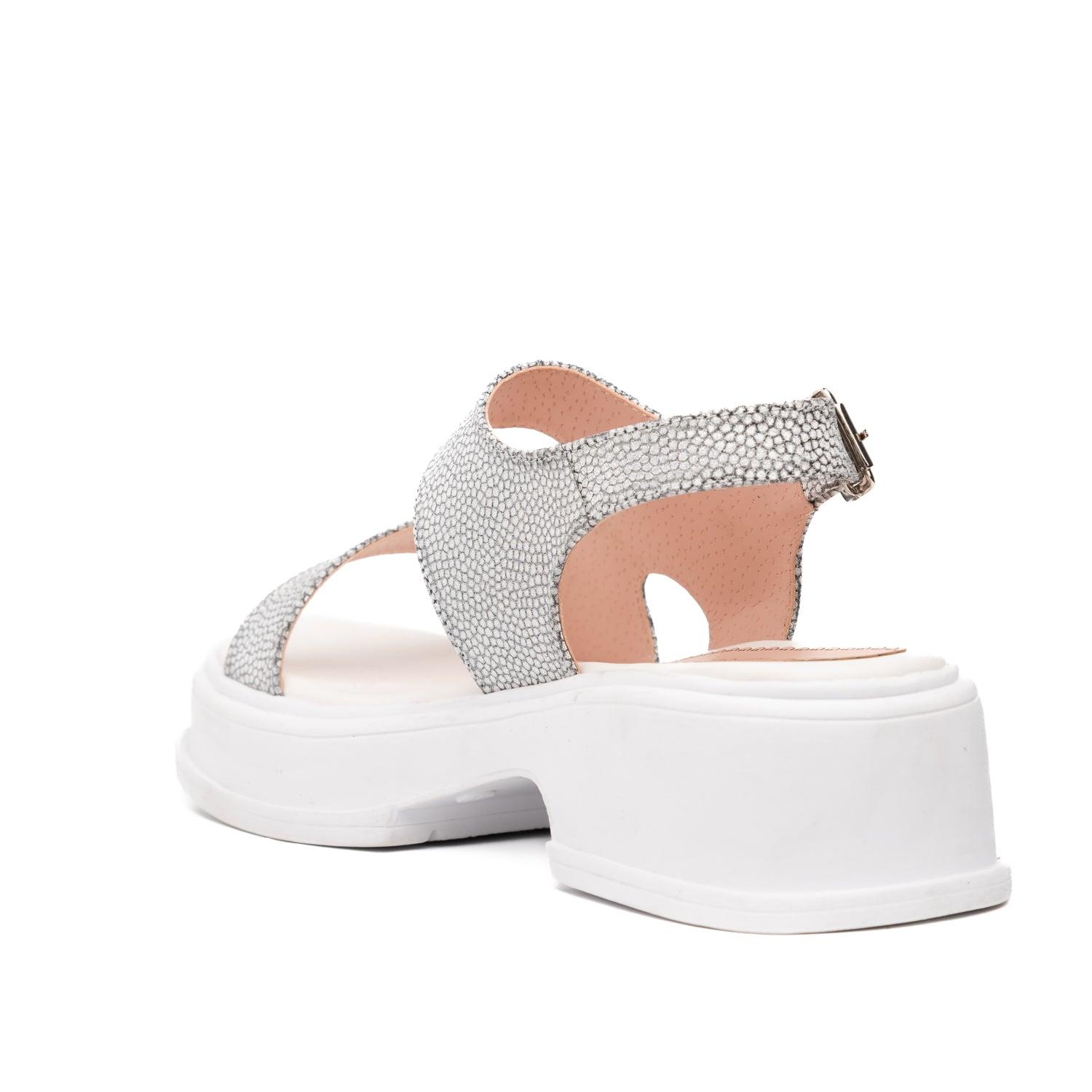 SANDALIAS CASUALES MUJER CELEBI BLANCO - 6