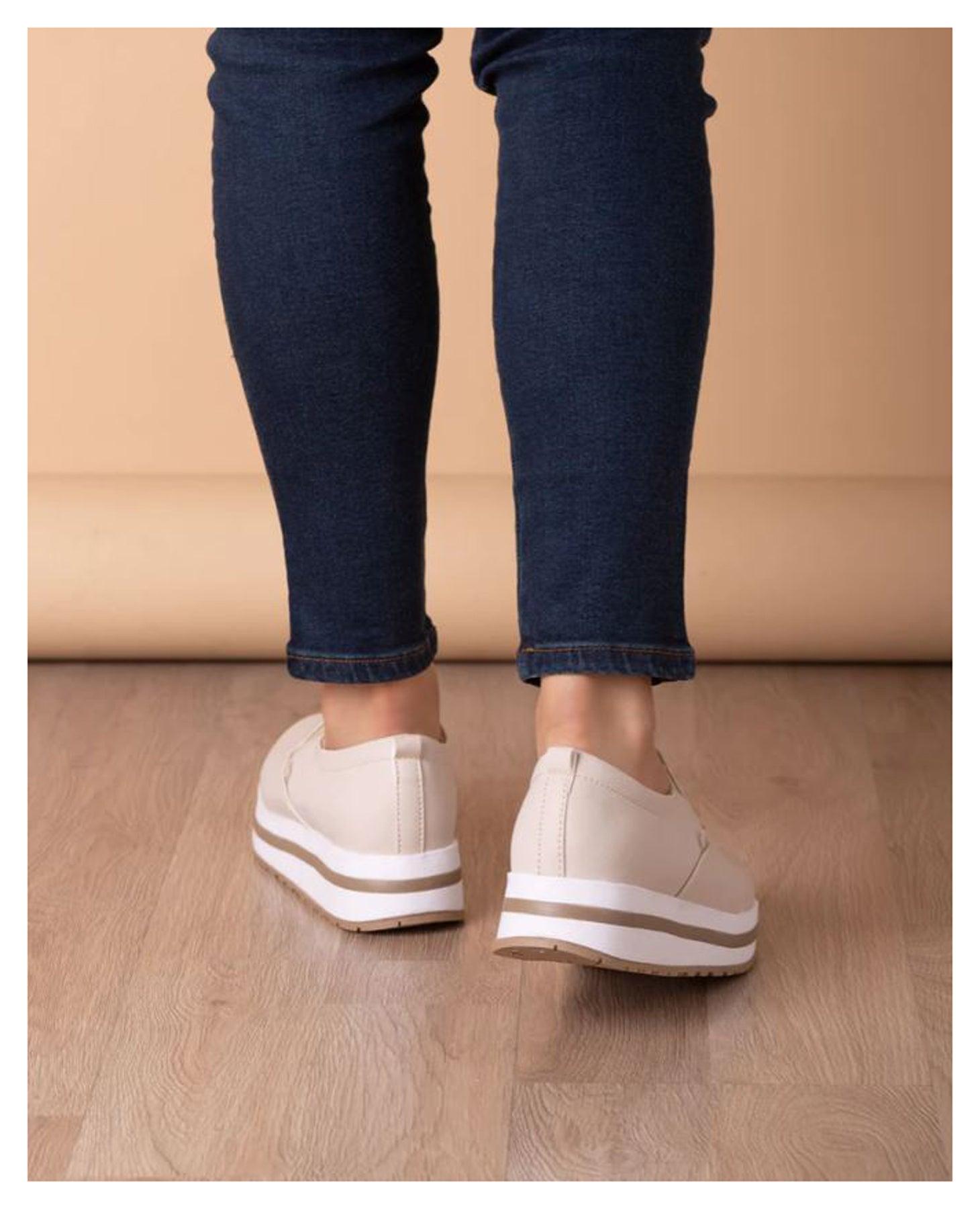 ZAPATILLAS URBANAS MUJER SHUMEN BEIGE - 3