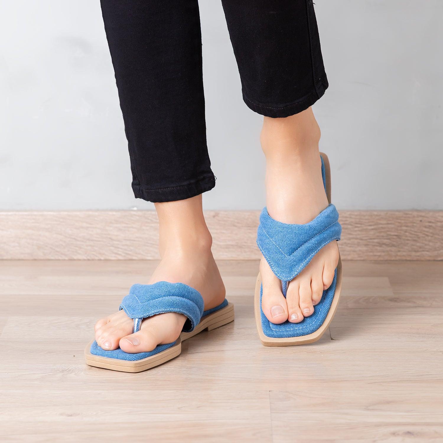 SANDALIAS CASUALES MUJER NICOLE DERIM - 2