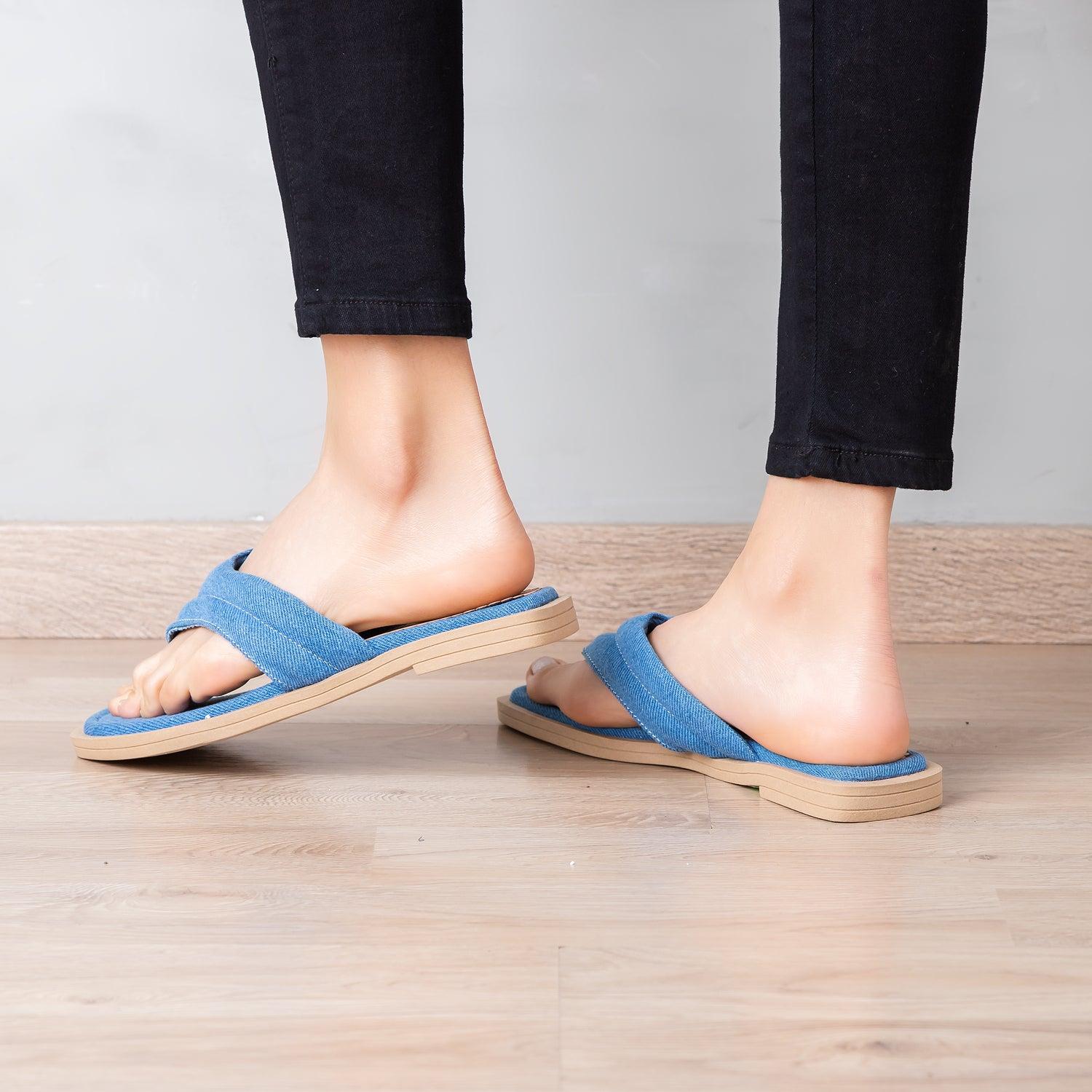 SANDALIAS CASUALES MUJER NICOLE DERIM - 3