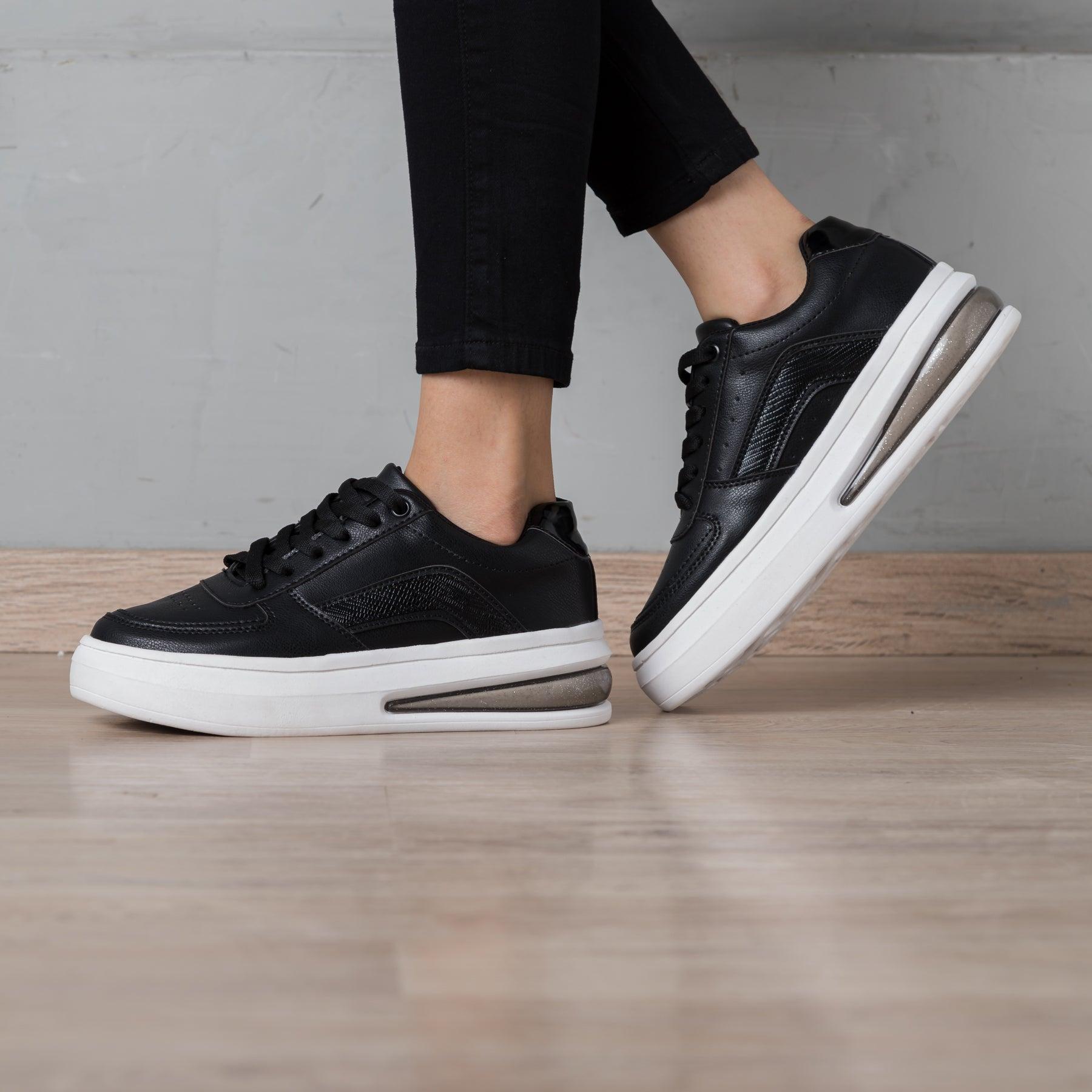ZAPATILLAS URBANAS MUJER SERAPHI NEGRO - 1