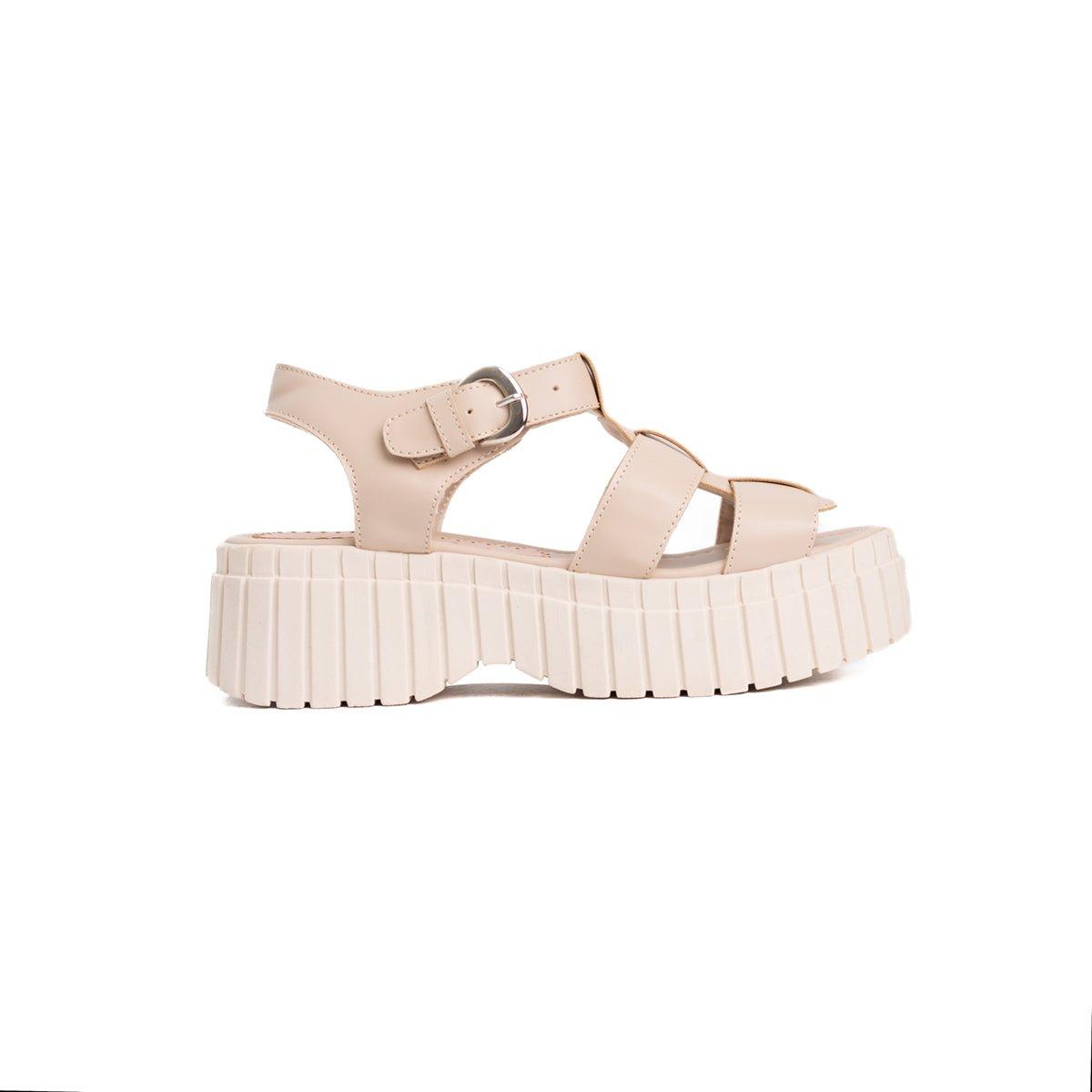 SANDALIAS CASUALES MUJER DOVRA NUDE - 4