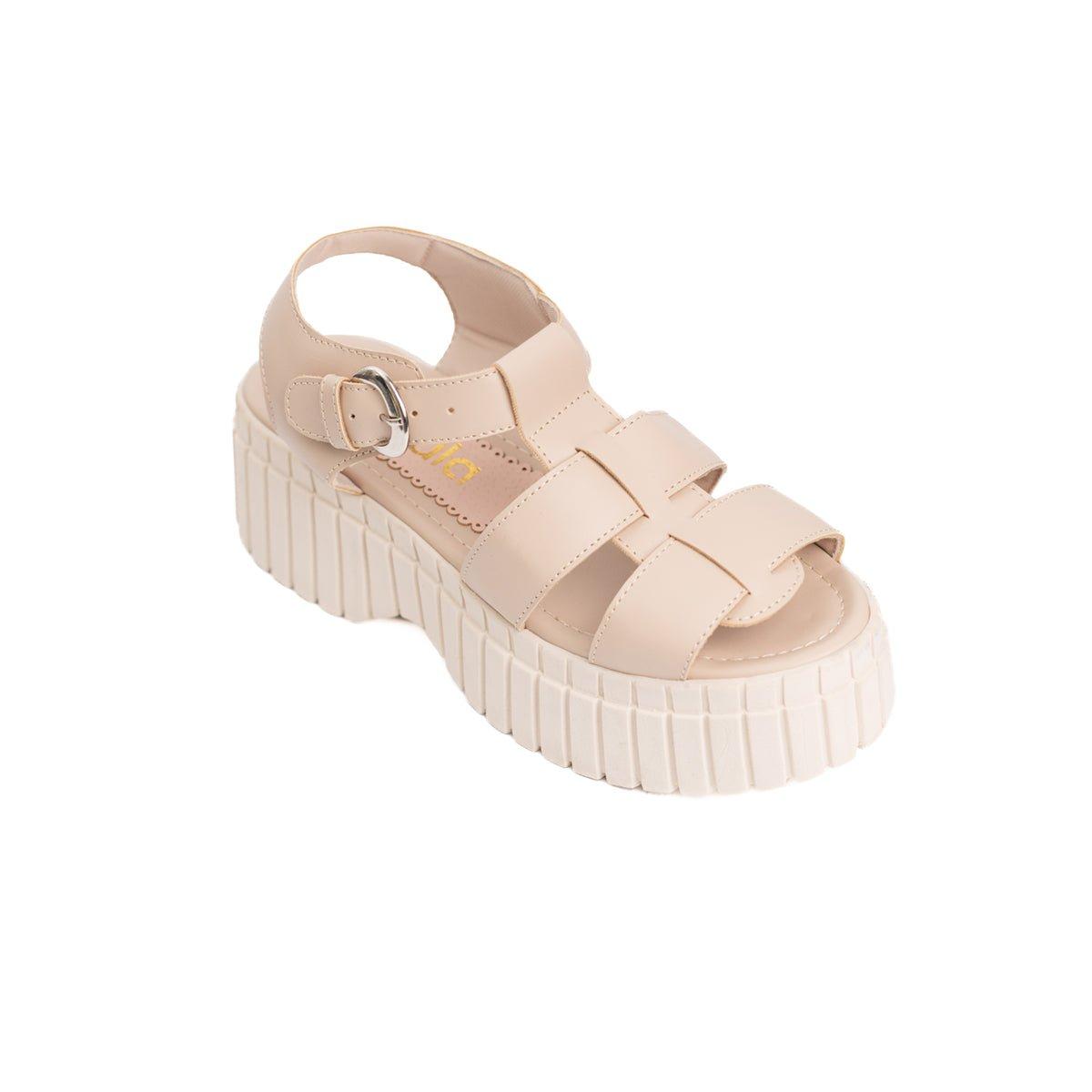 SANDALIAS CASUALES MUJER DOVRA NUDE - 5