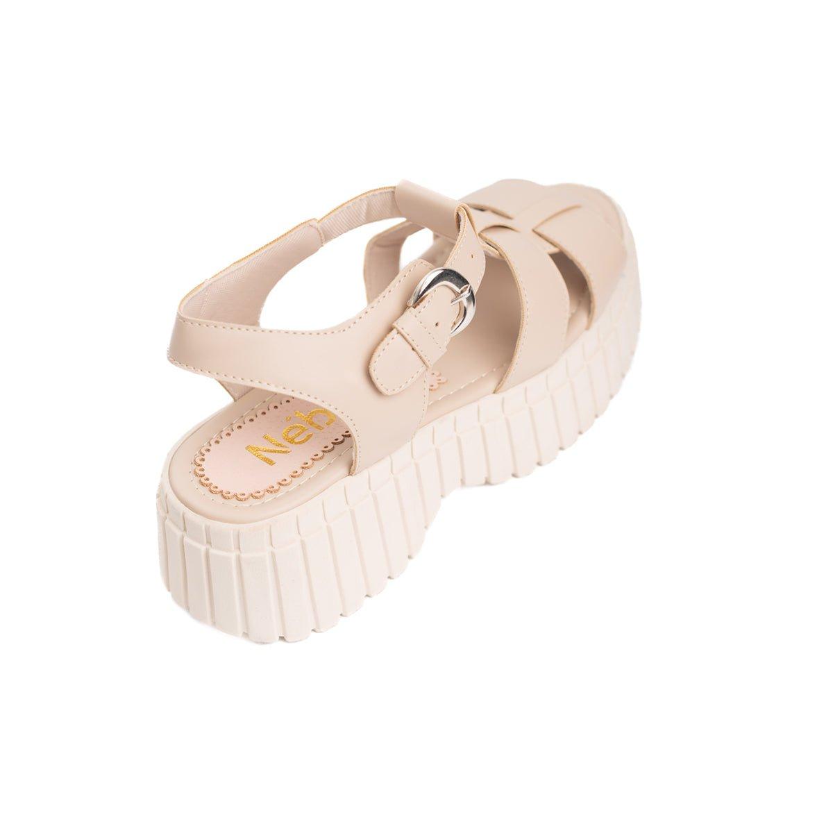 SANDALIAS CASUALES MUJER DOVRA NUDE - 6