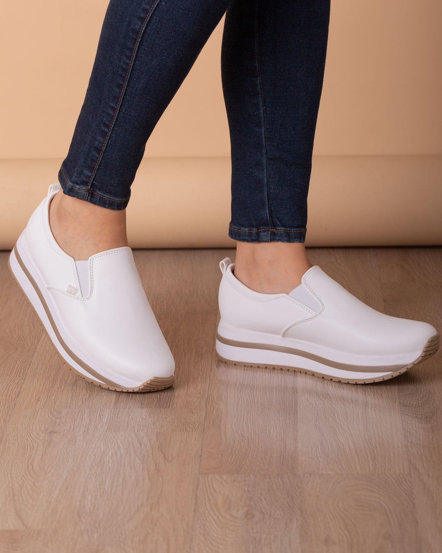 ZAPATILLAS URBANAS MUJER SHUMEN BLANCO - 1