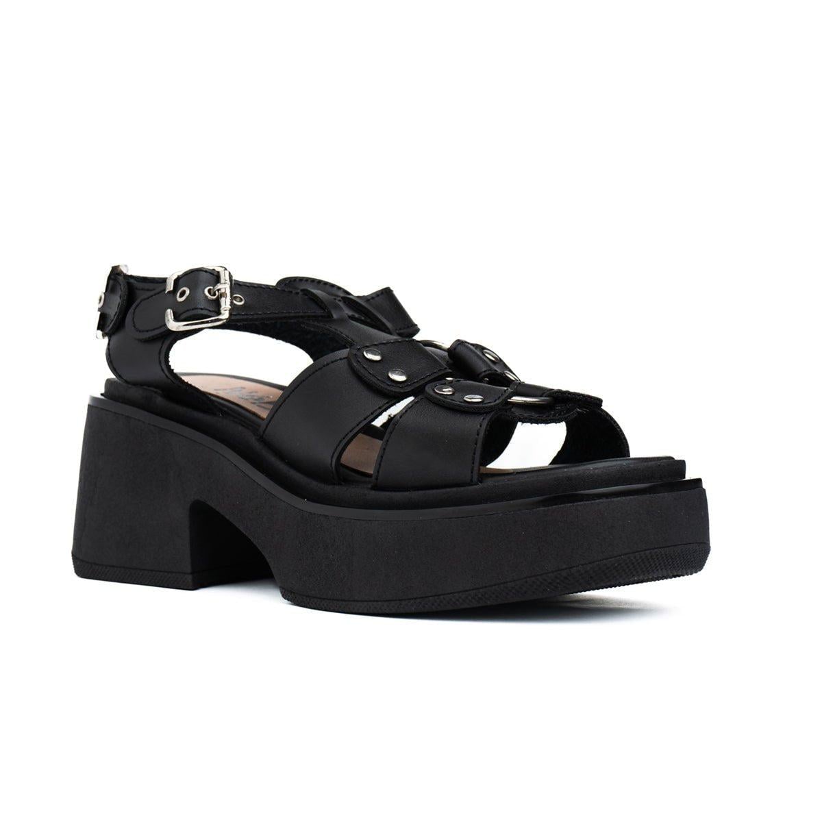 SANDALIAS CASUALES MUJER JUMIL NEGRO - 5