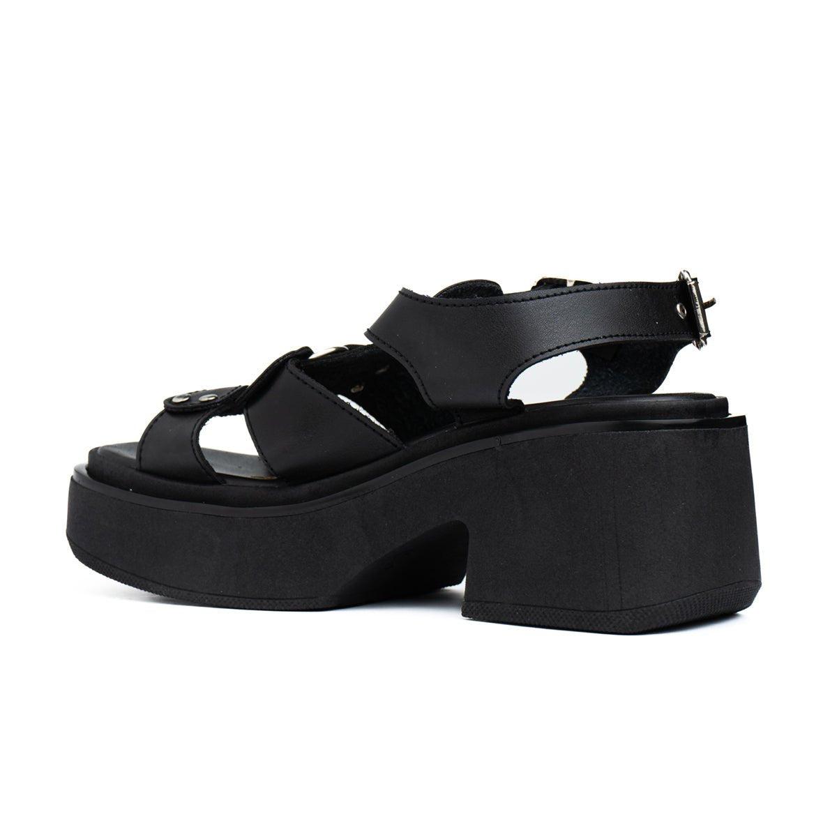 SANDALIAS CASUALES MUJER JUMIL NEGRO - 6