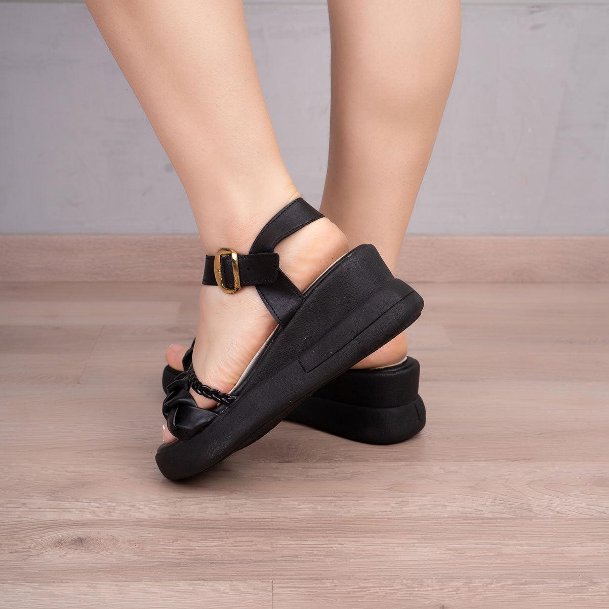 SANDALIAS CASUALES MUJER LOME NEGRO - 3
