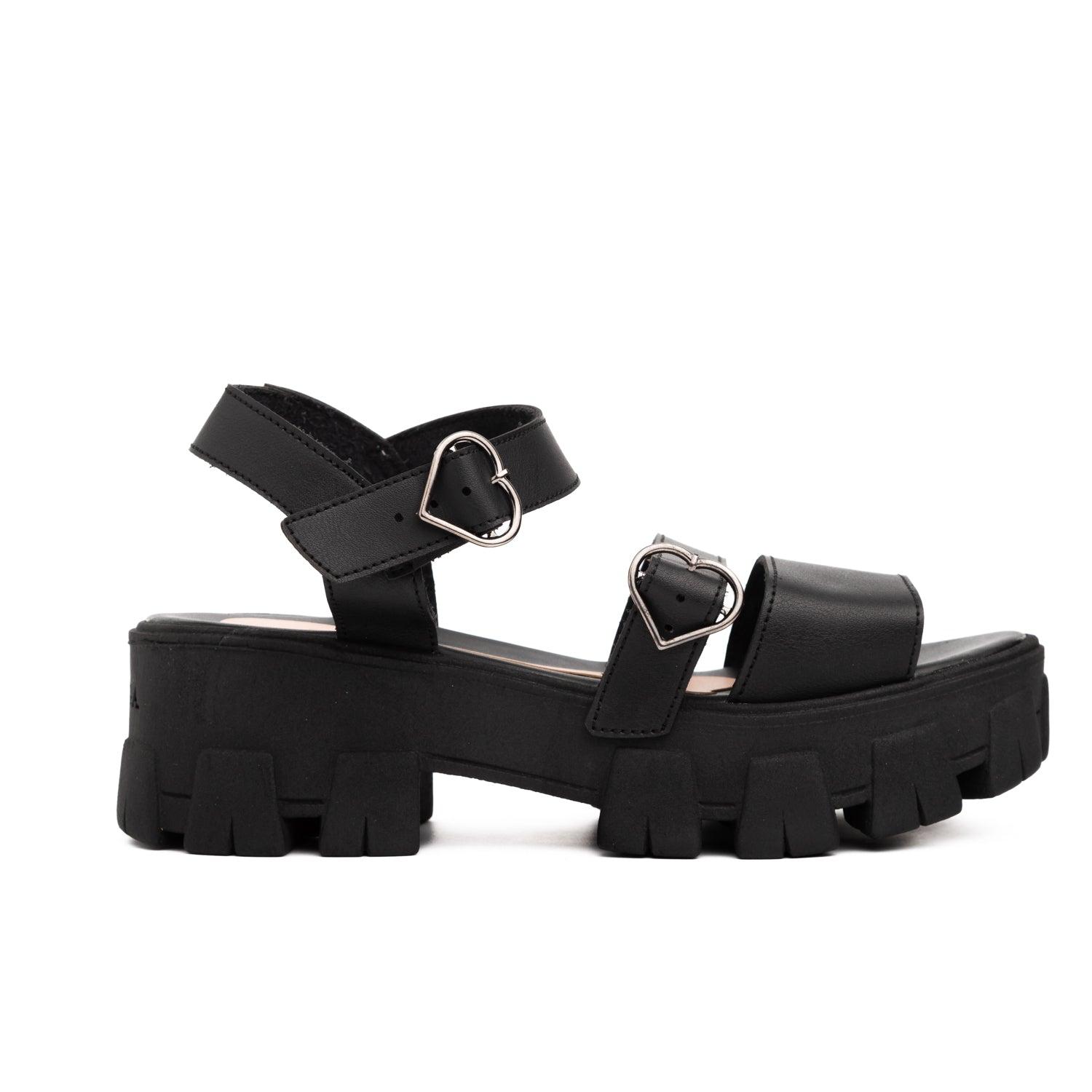 SANDALIAS CASUALES MUJER LANNION NEGRO - 2