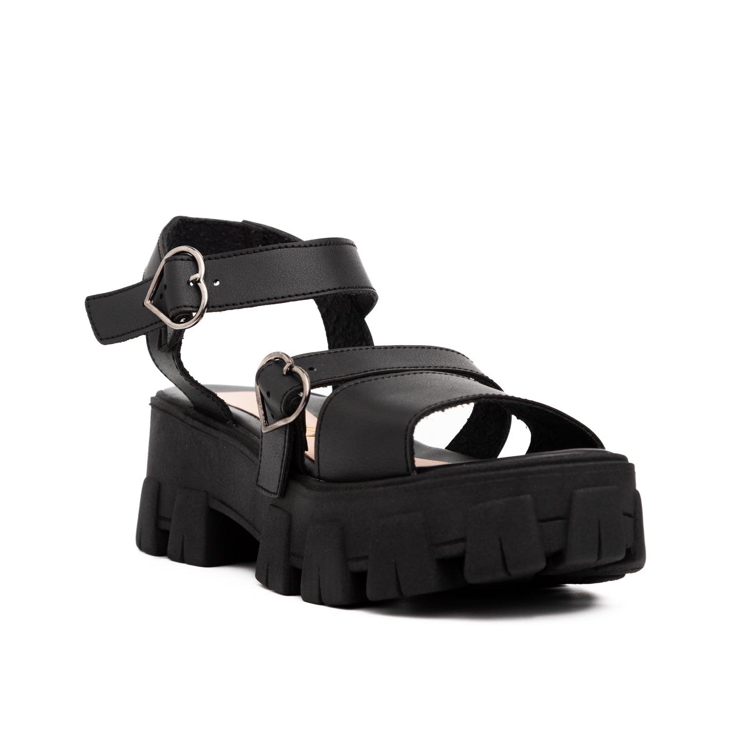 SANDALIAS CASUALES MUJER LANNION NEGRO - 3