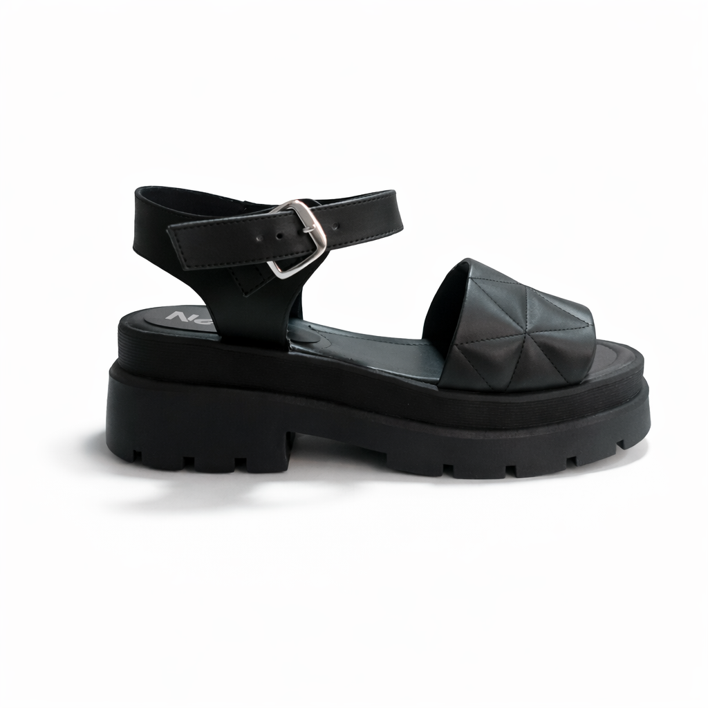 SANDALIAS CASUALES MUJER PRADA 2.0 NEGRO - 1