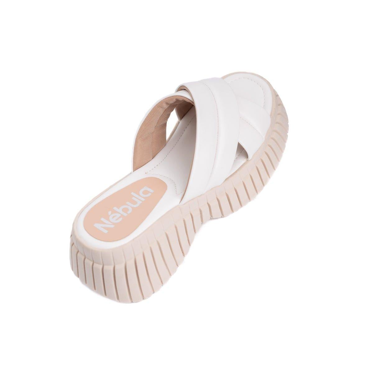 SANDALIAS CASUALES MUJER ABUMMA BLANCO - 3