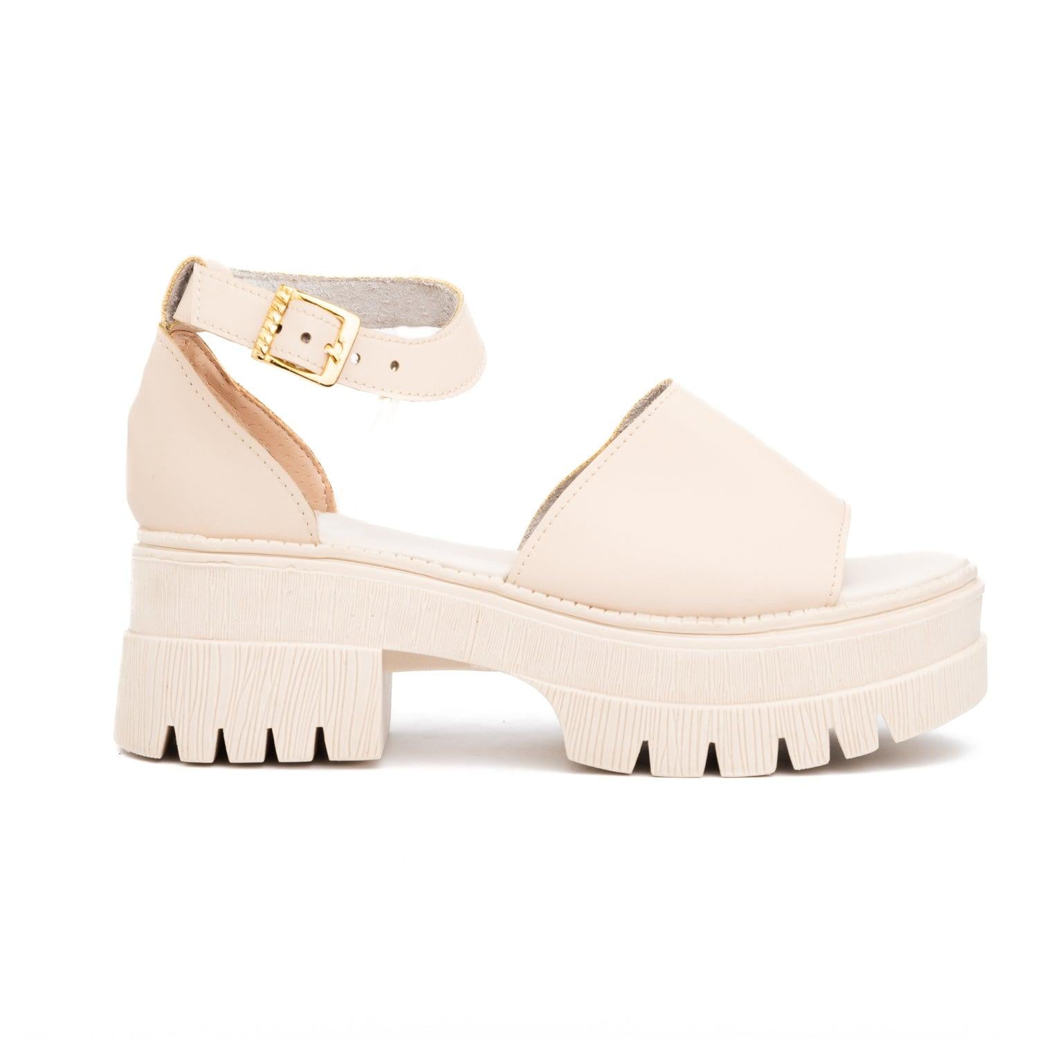 SANDALIAS CASUALES MUJER DIJON BEIGE - 2