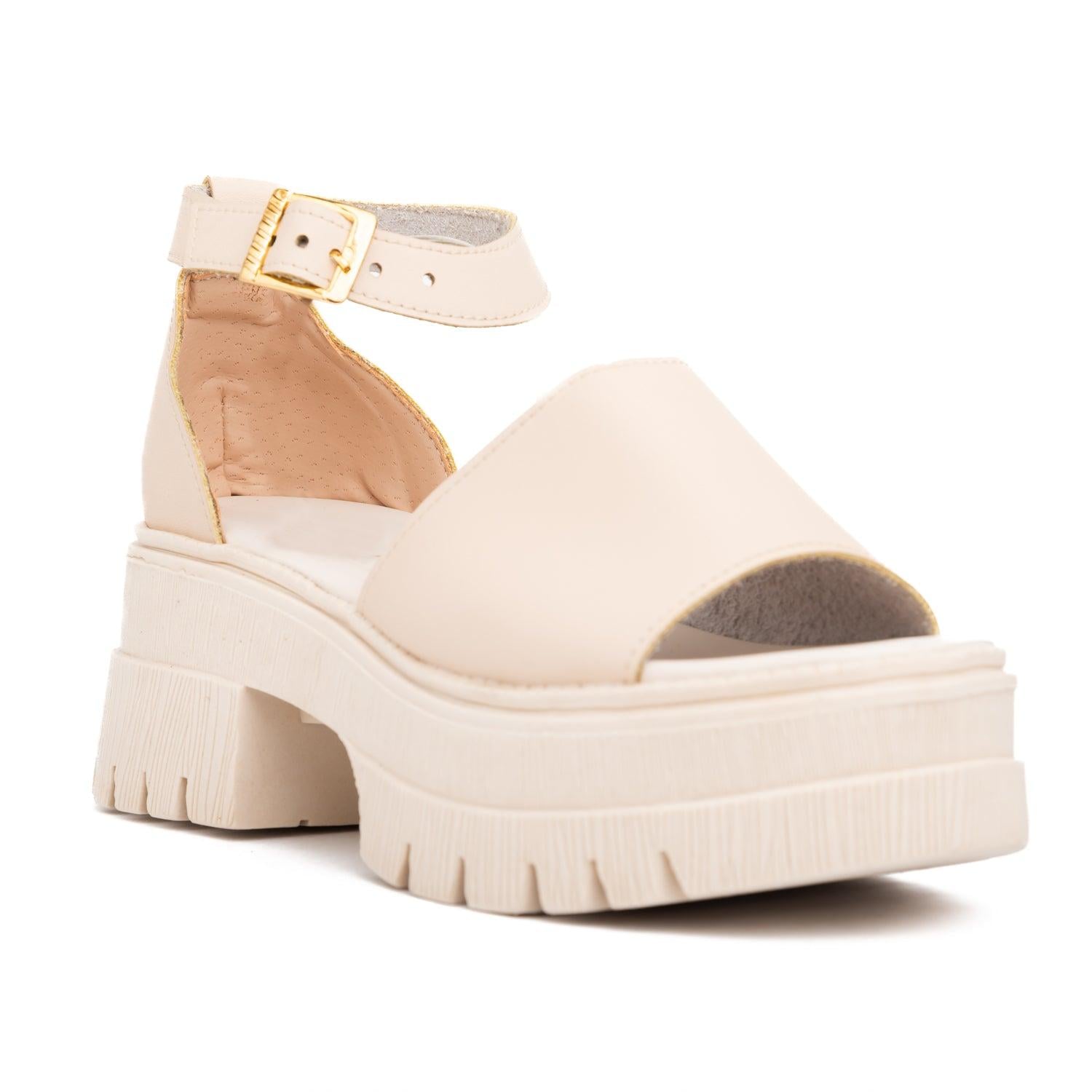 SANDALIAS CASUALES MUJER DIJON BEIGE - 3