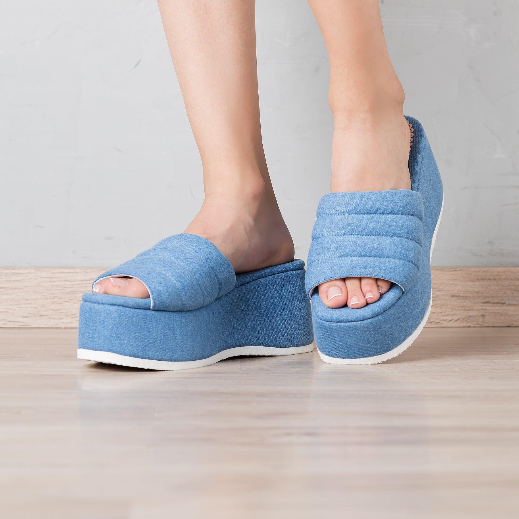 SANDALIAS CASUALES MUJER DERIERI DERIM - 2