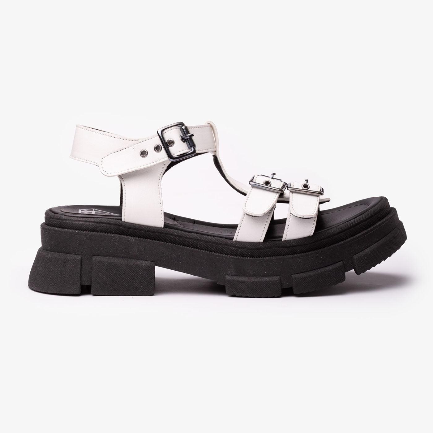 SANDALIAS CASUALES MUJER SAN ANDRES BLANCO - 2