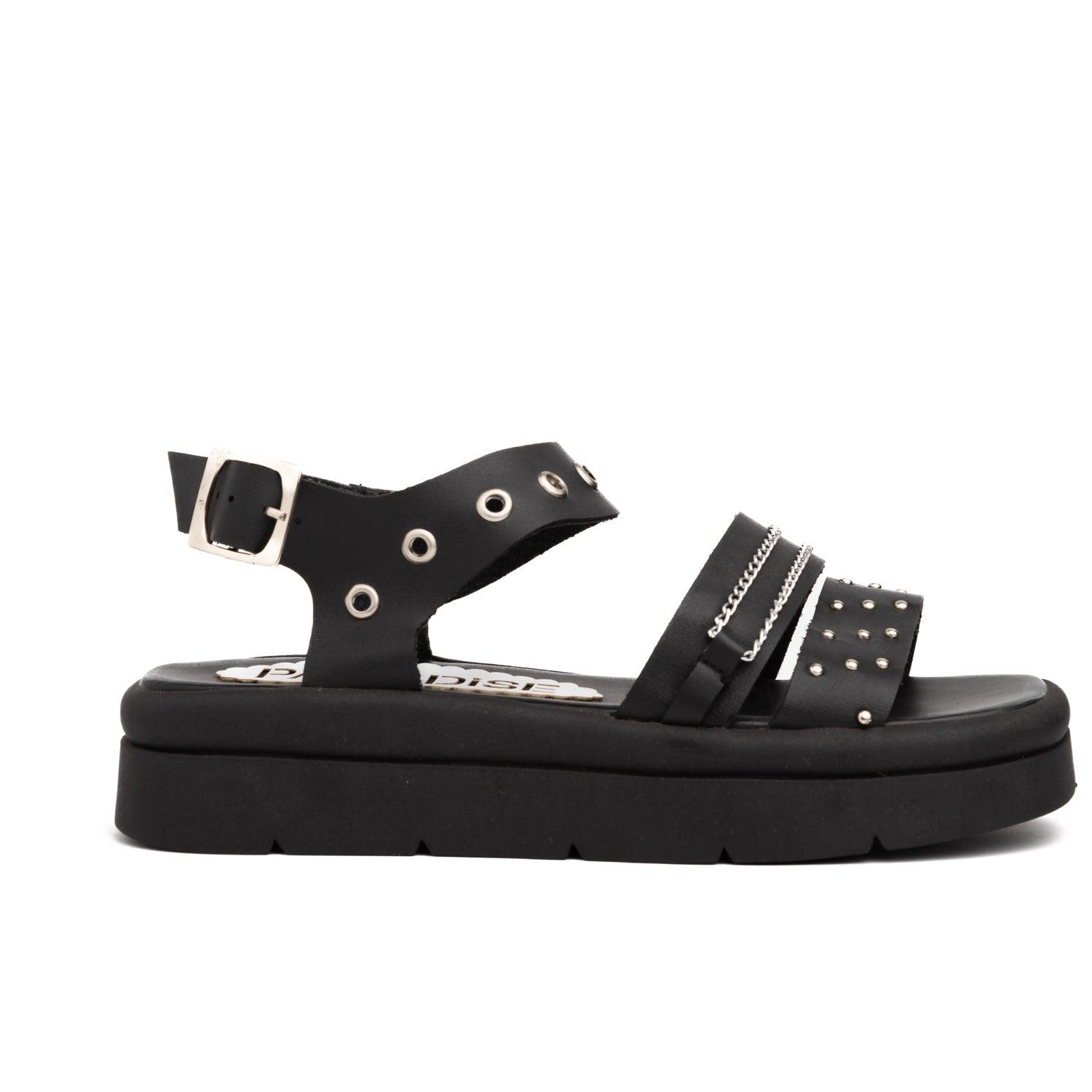 SANDALIAS CASUALES MUJER MONACO NEGRO - 2