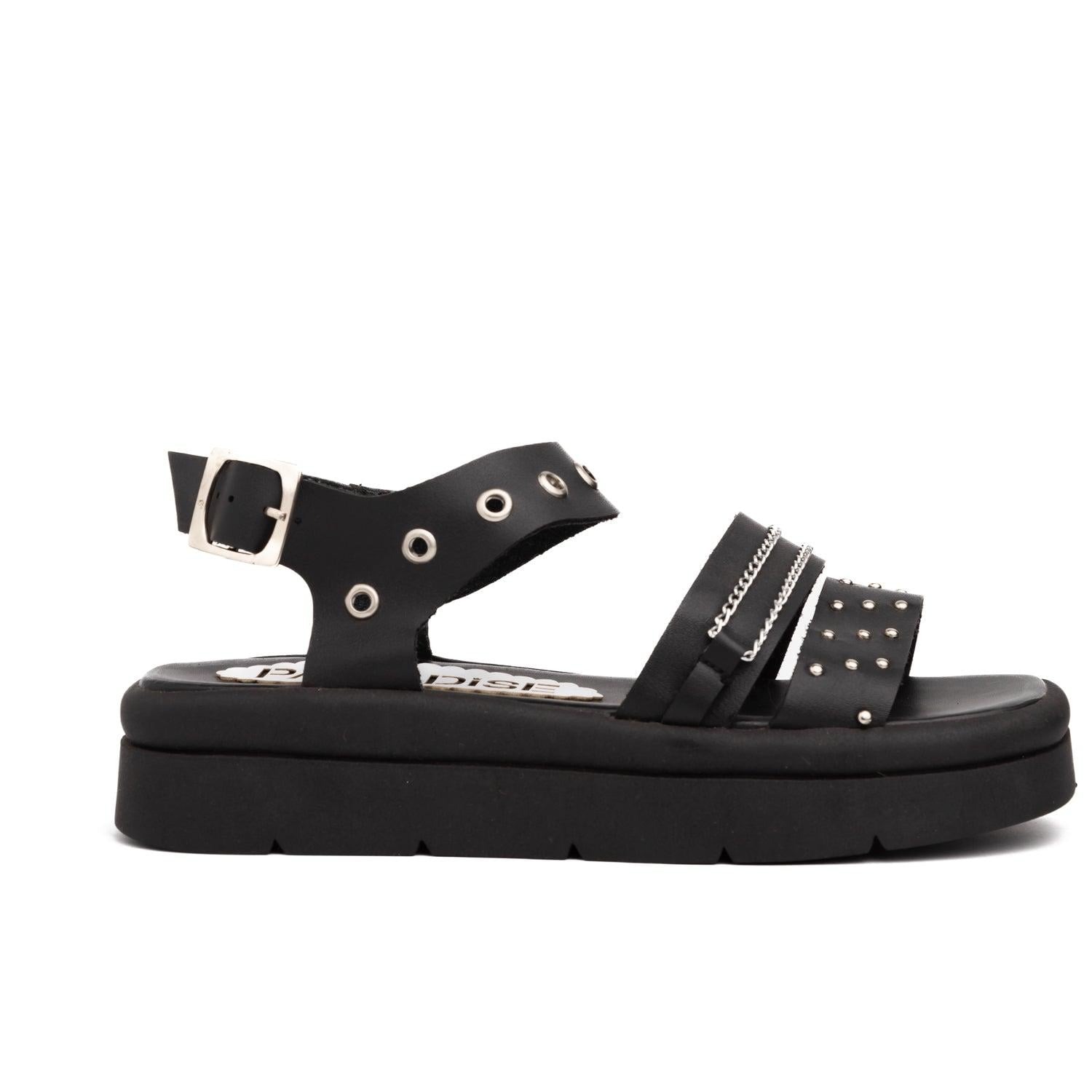 SANDALIAS CASUALES MUJER MONACO NEGRO - 2