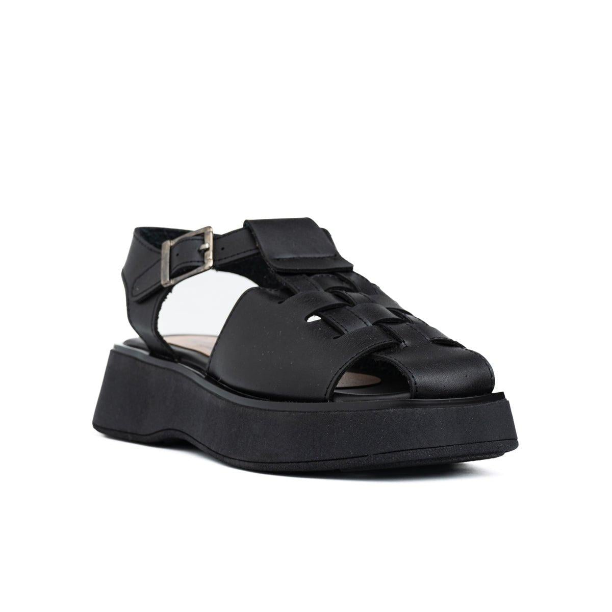 SANDALIAS CASUALES MUJER GOPA NEGRO - 5