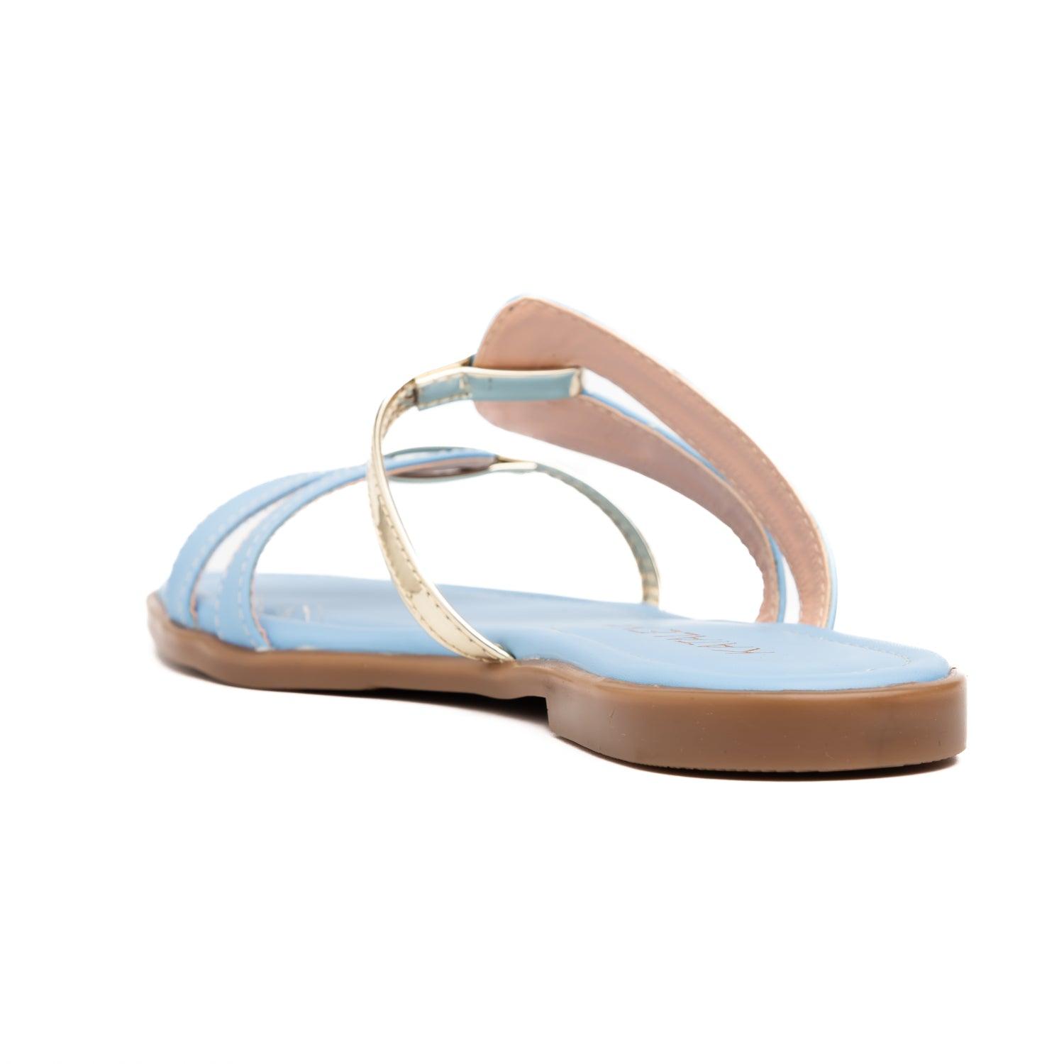 SANDALIAS CASUALES MUJER PONCE CELESTE - 4