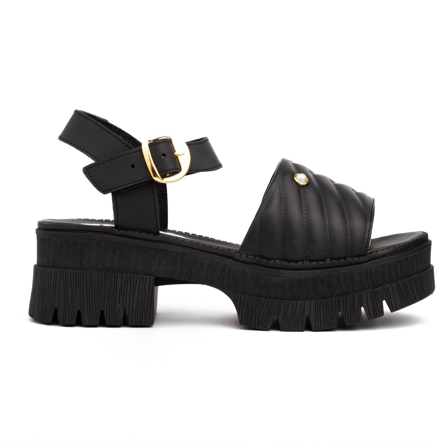 SANDALIAS CASUALES MUJER BELLEY NEGRO - 2