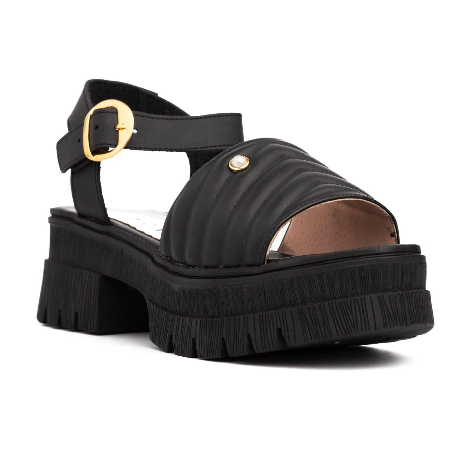 SANDALIAS CASUALES MUJER BELLEY NEGRO - 3