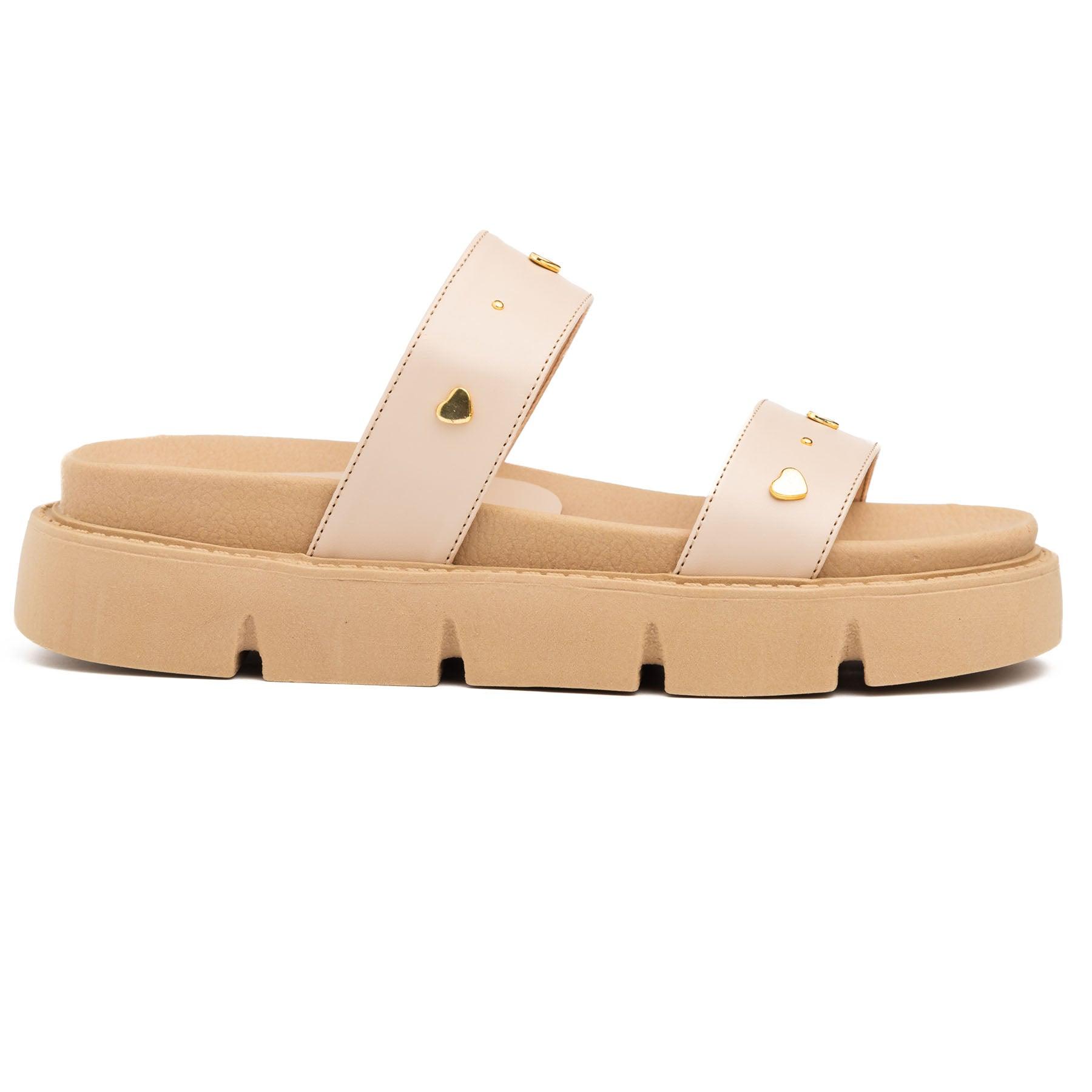 SANDALIAS CASUALES MUJER CUORE BEIGE - 2