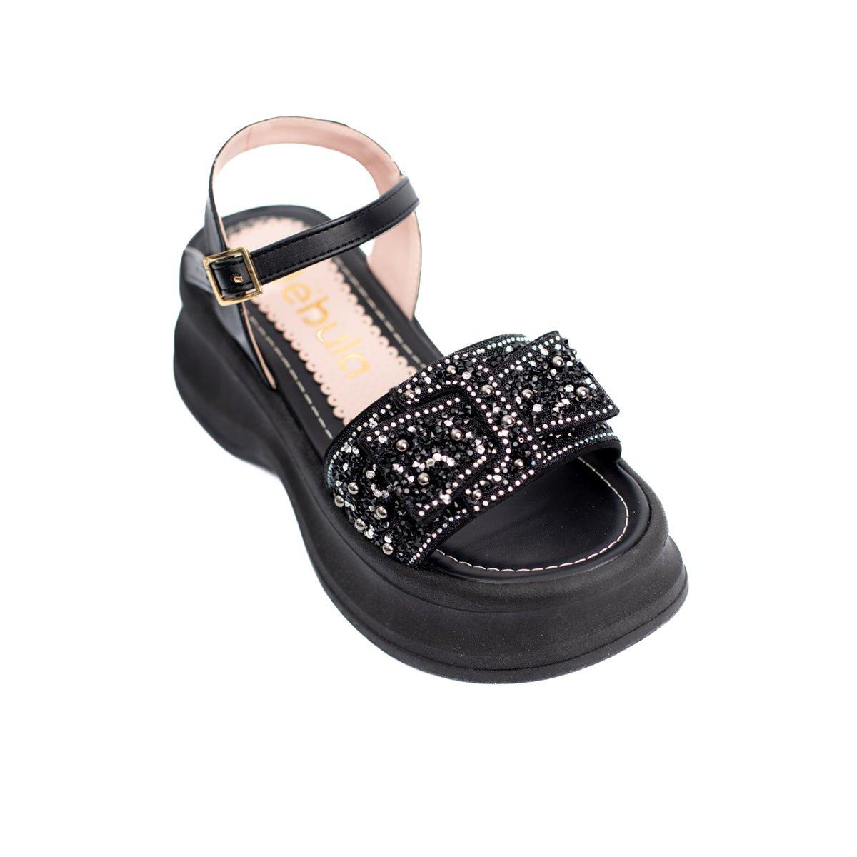 SANDALIAS CASUALES MUJER NAYDEN NEGRO - 5