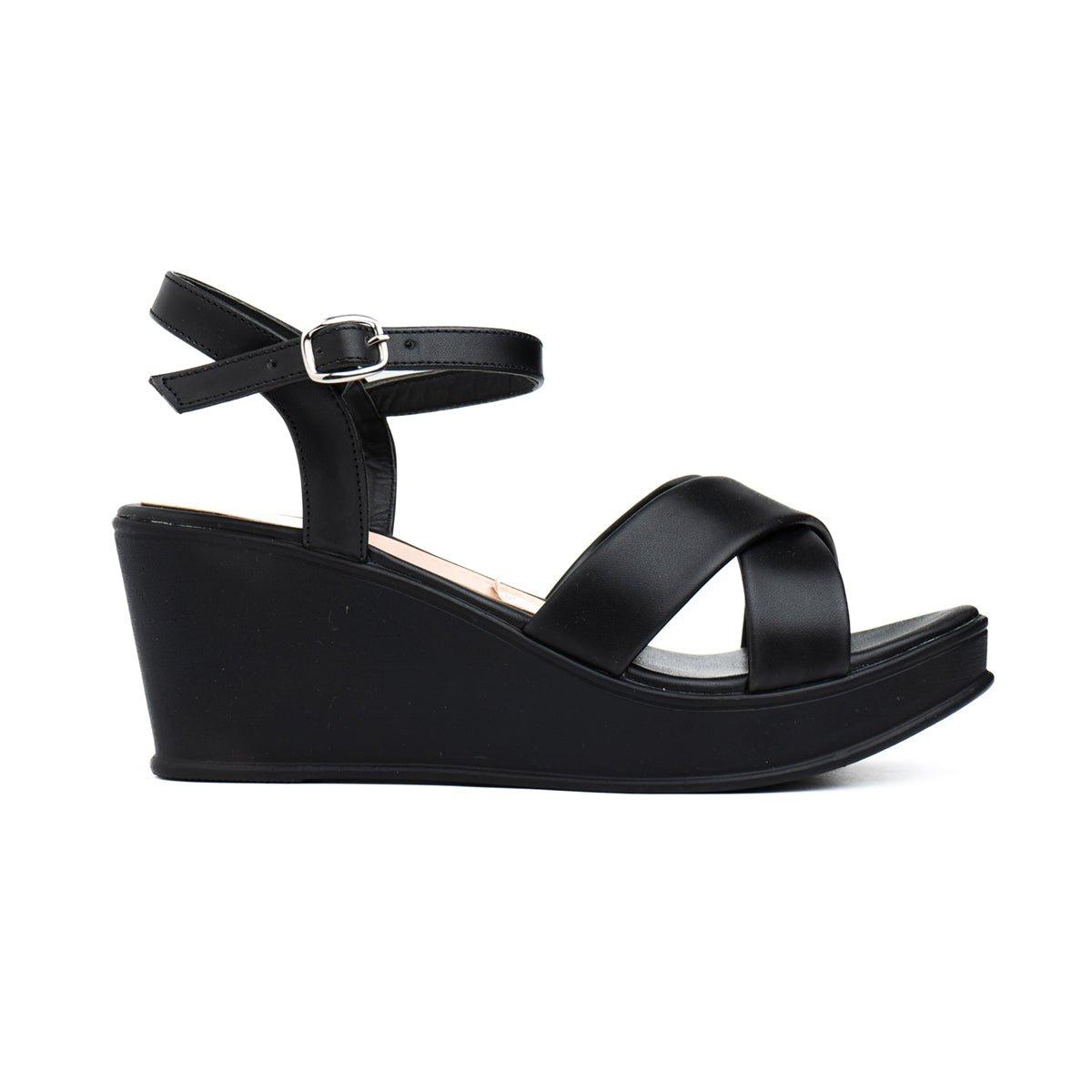 SANDALIAS CASUALES MUJER VALKANO NEGRO - 4